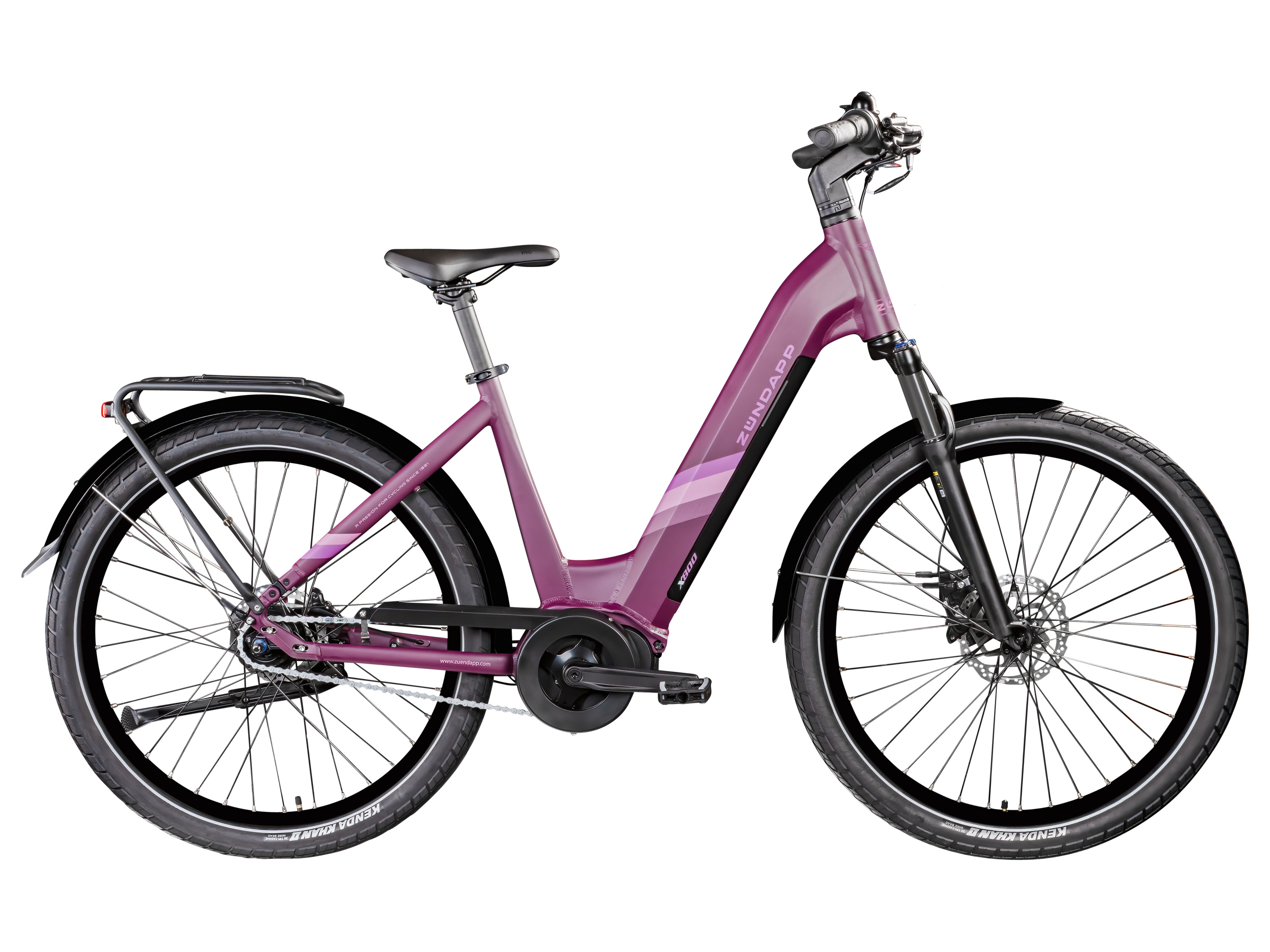 Zündapp Rower elektryczny X800 Fioletowy