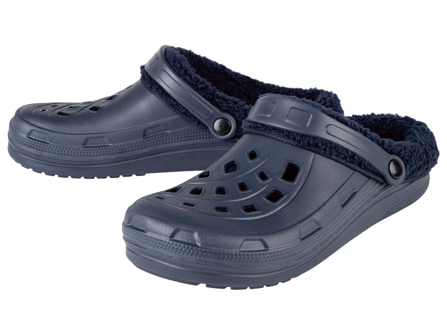 Livergy Chodaki męskie z ocieplającą wyściółką Granatowy, 46/47