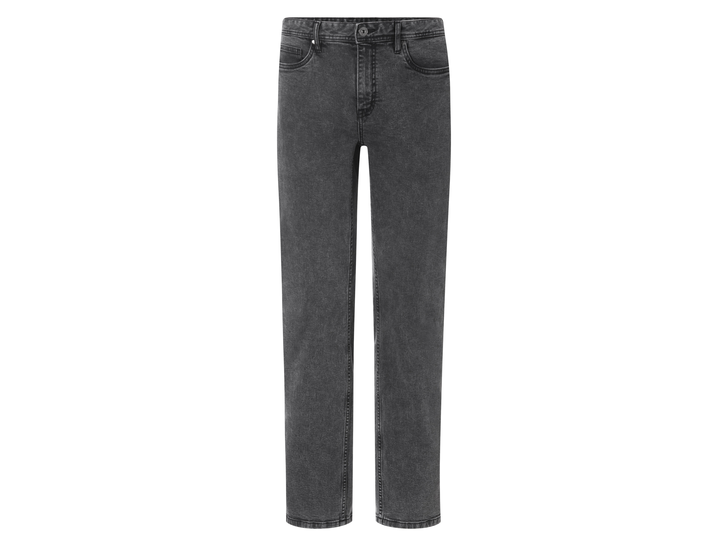esmara Men Jeansy męskie Straight Fit Czarny, 56 40/32