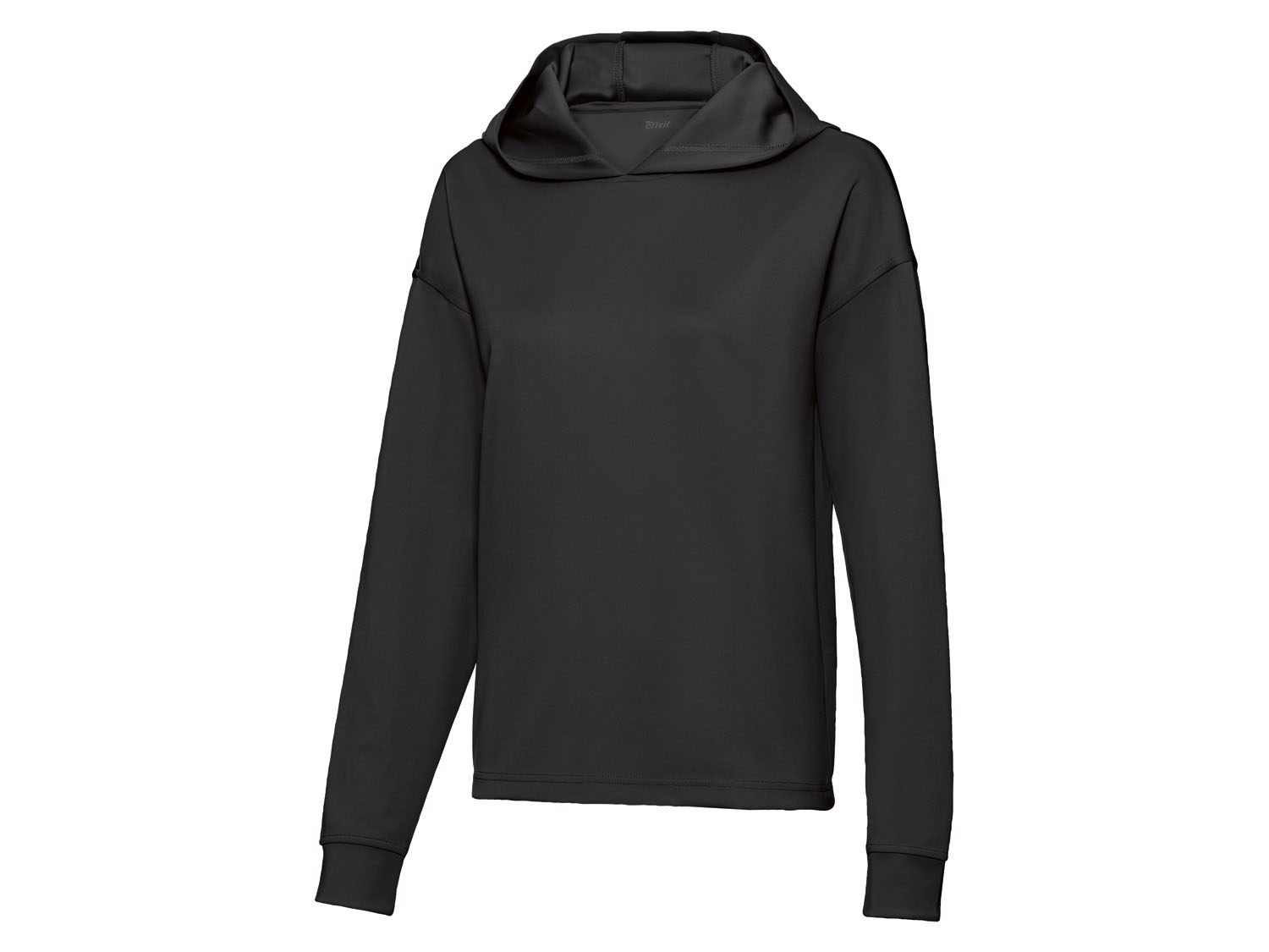 Crivit Bluza damska z kapturem S-Café Czarny, L44/46