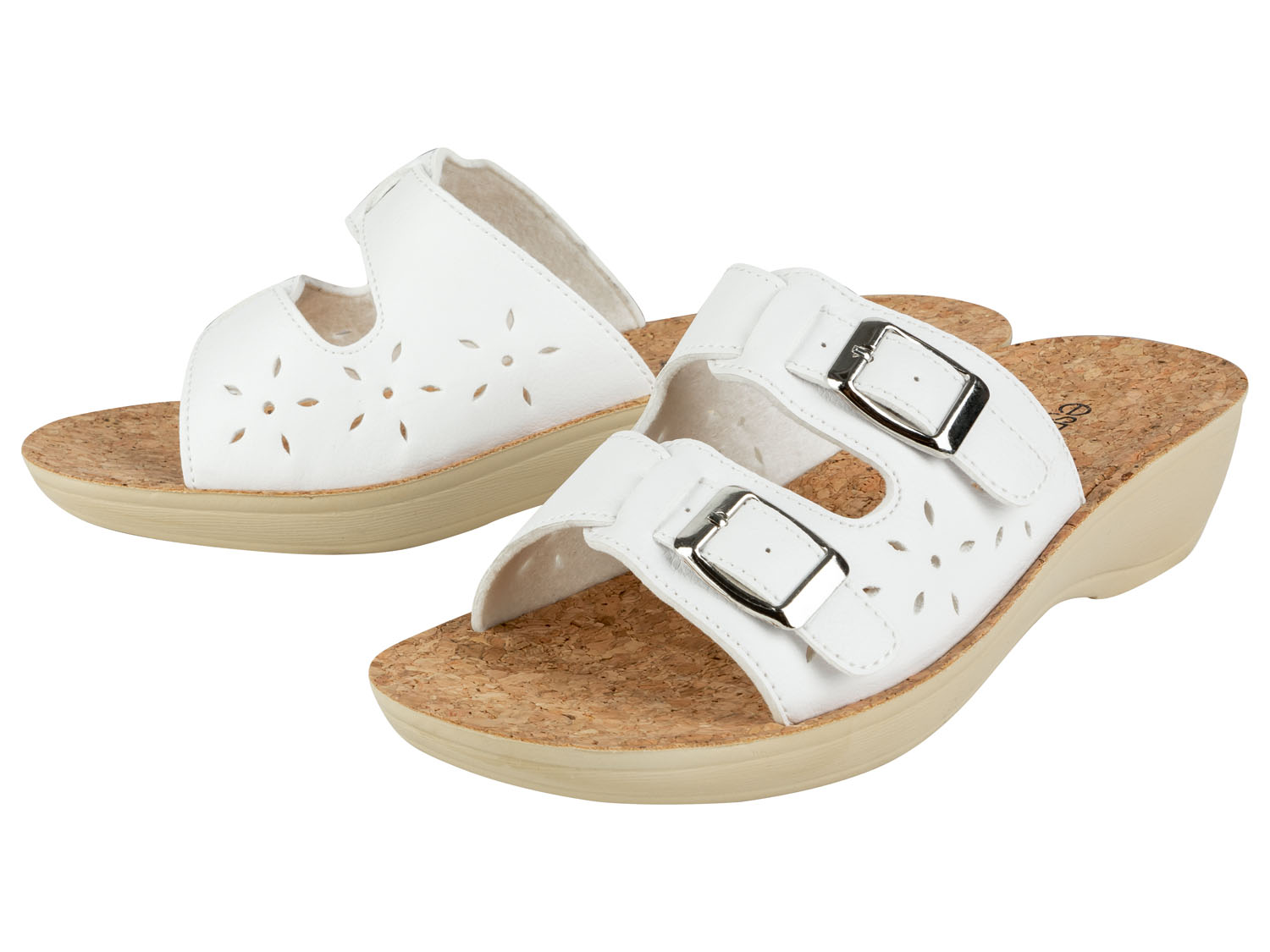 esmara Klapki domowe damskie, 1 para Biały, 37