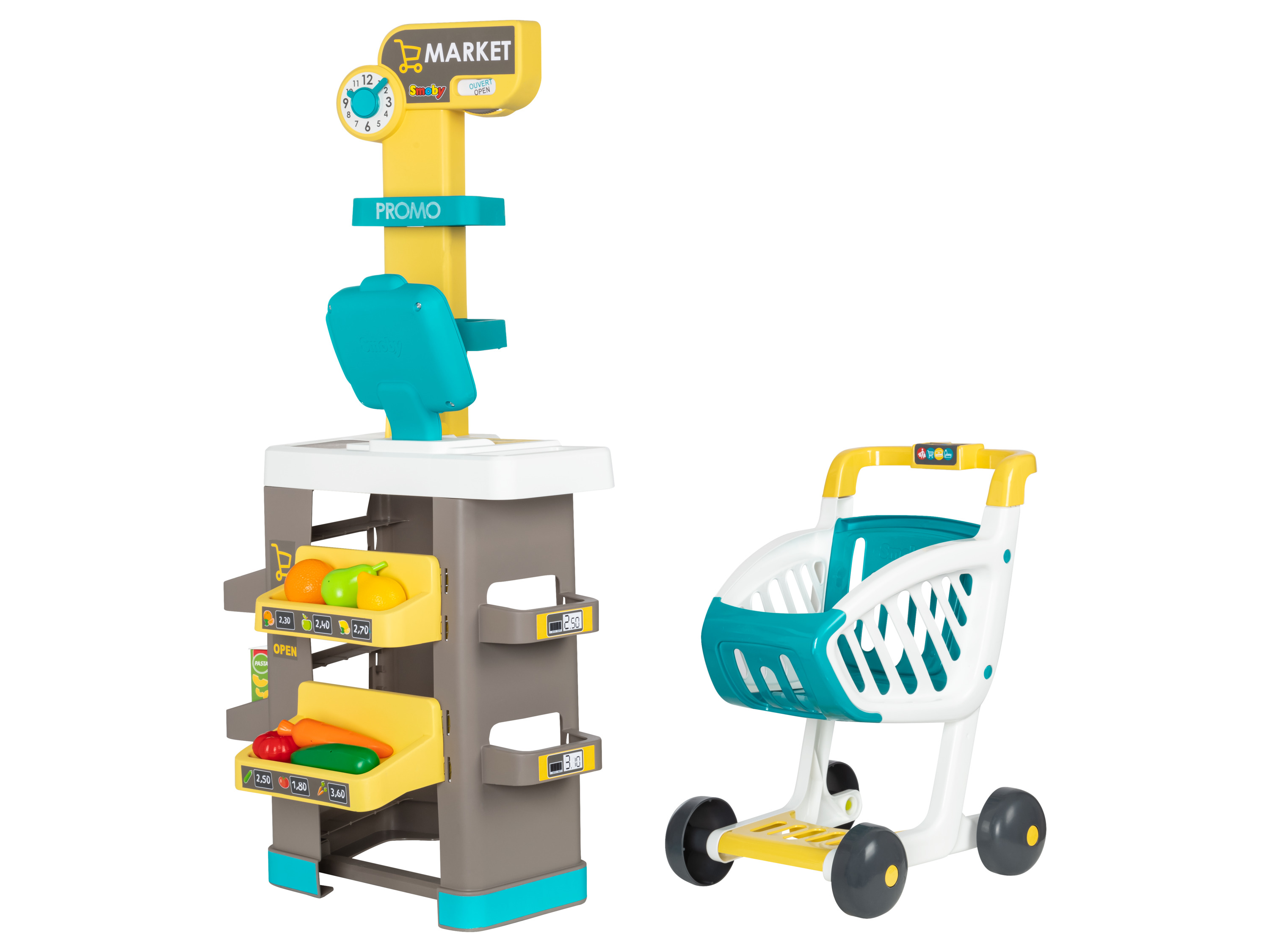 Smoby Sklep dla dzieci z wózkiem na zakupy