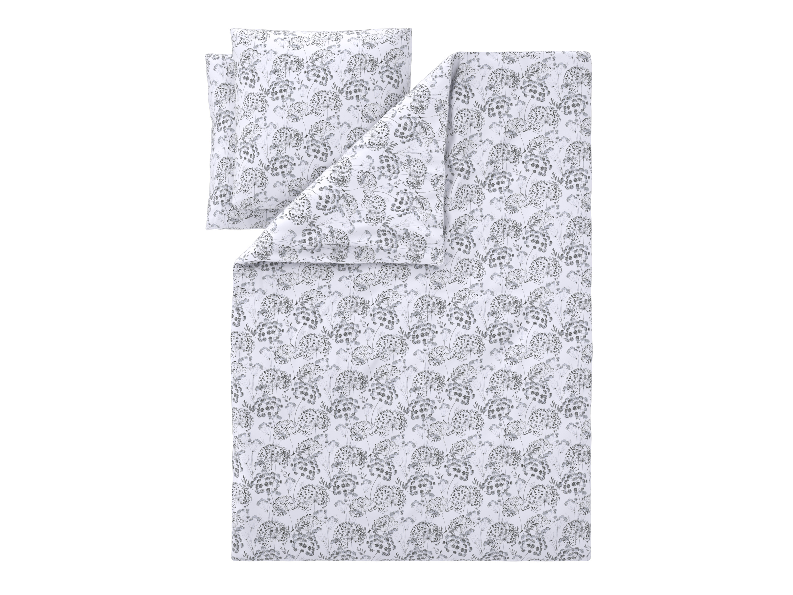 Livarno Pościel z mikrowłókna satynowego, 220 x 200 cm Kwiaty