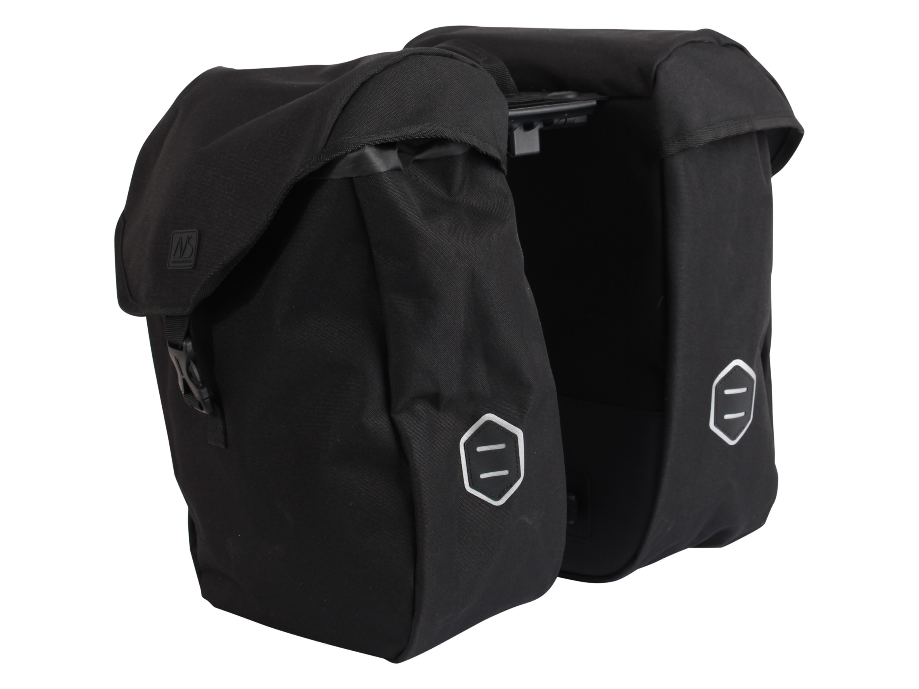 Przedni bagażnik na rower elektryczny, z koszykiem i podwójną torbą na bagażnik Dwustronna kieszeń