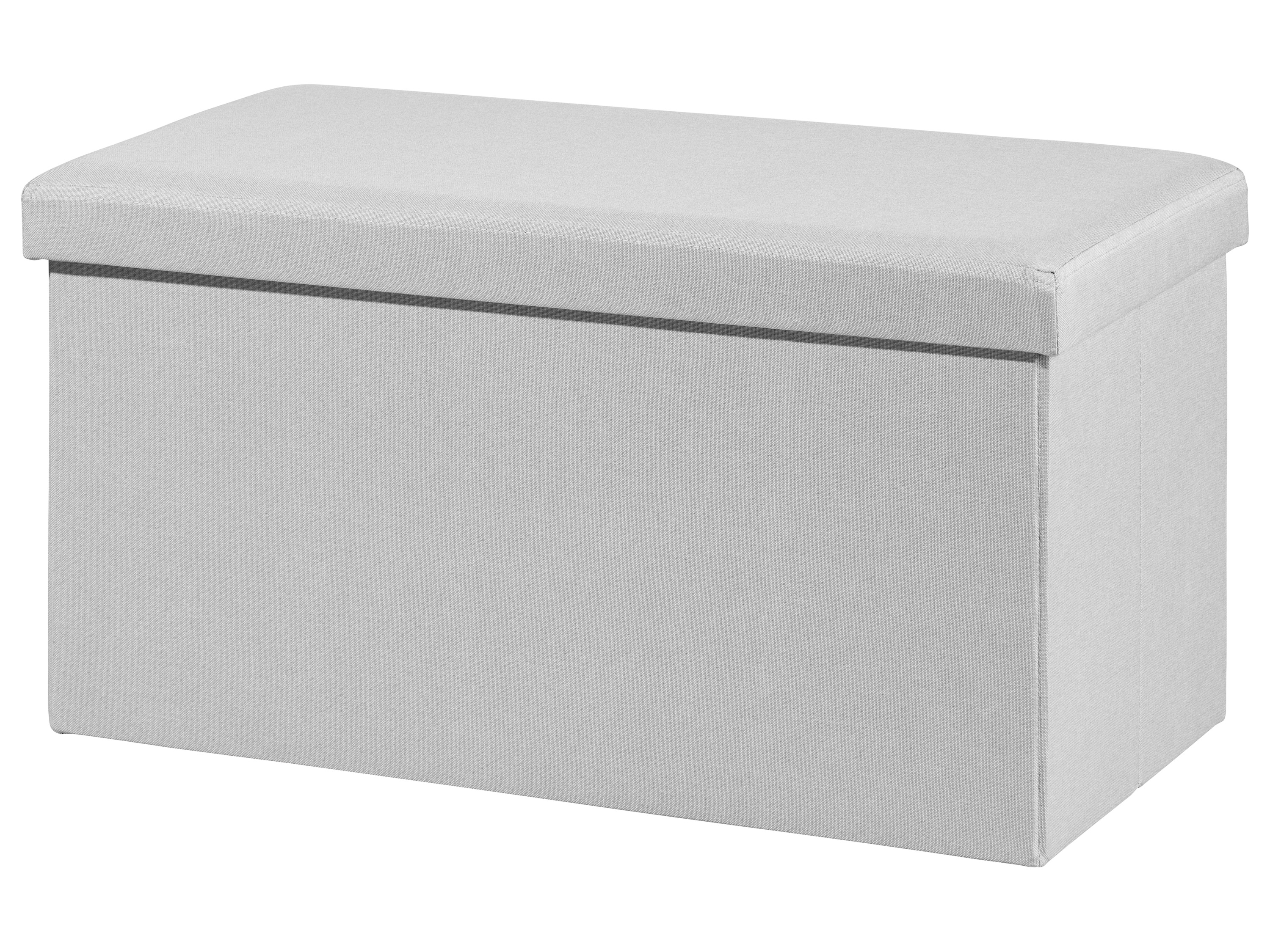 Livarno home Skrzynia z siedziskiem, 96 l Jasnoszary