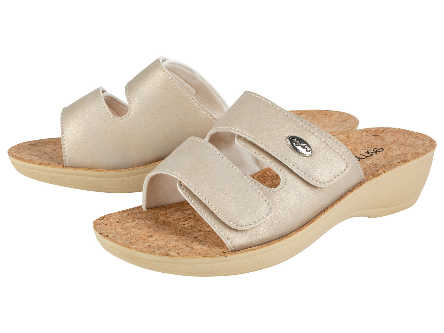 esmara Klapki domowe damskie, 1 para Szampański, 40