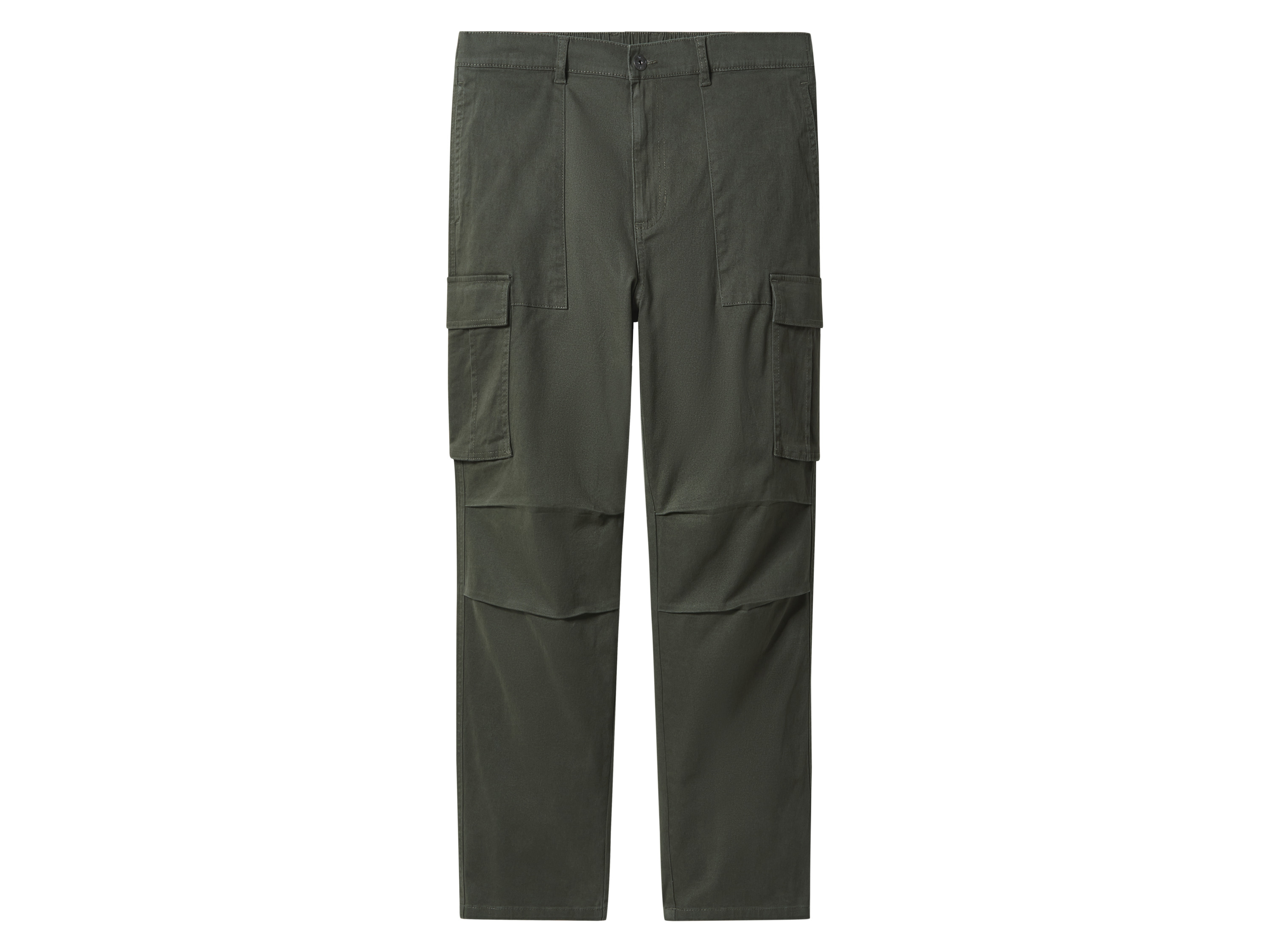 esmara Men Spodnie cargo męskie Zielony, M 48/50