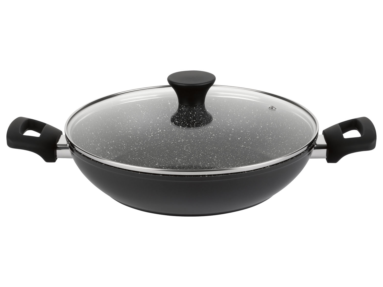 Ernesto Patelnia aluminiowa do serwowania z pokrywką, Ø 28 cm