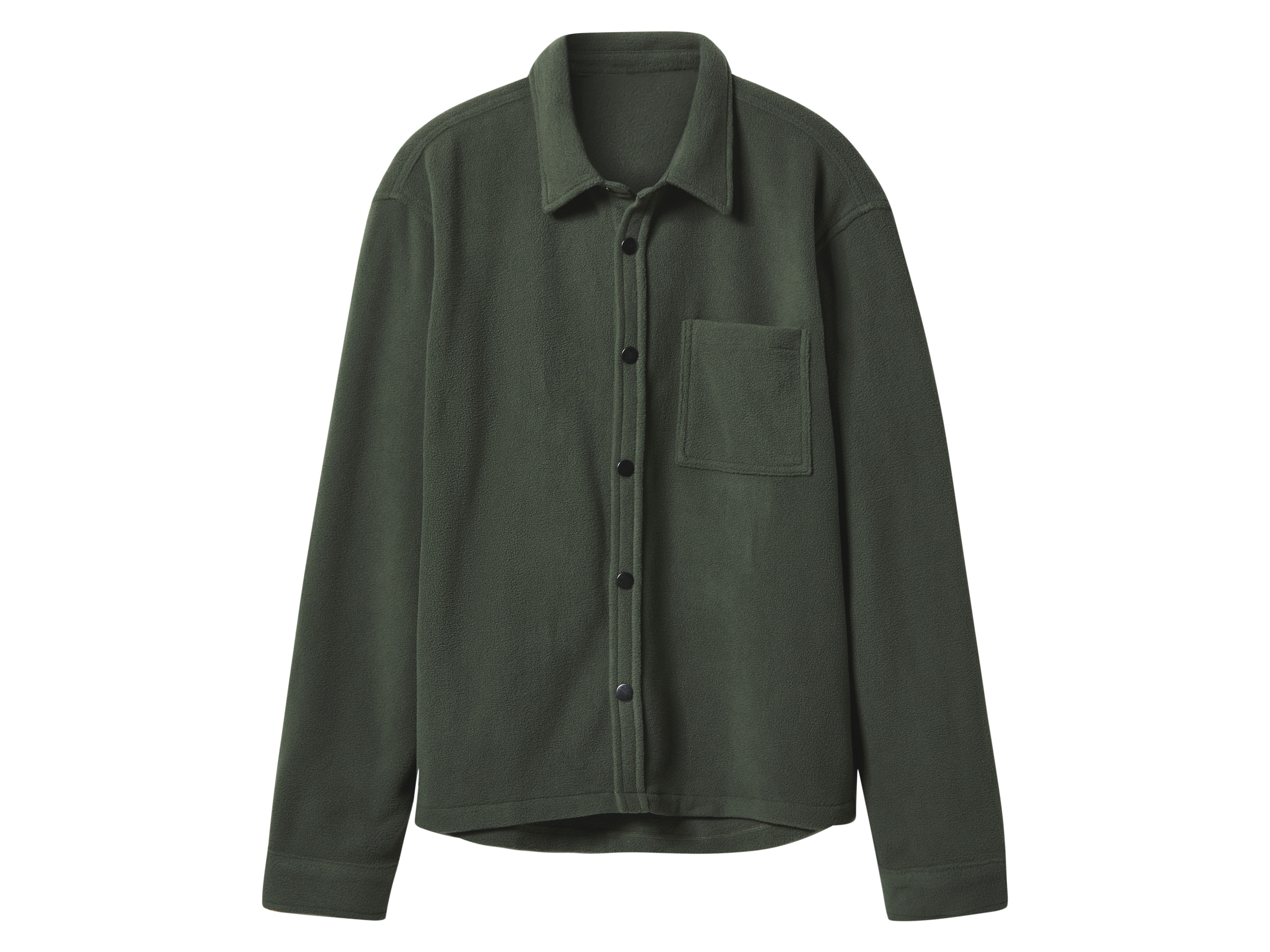 esmara Men Koszula męska z polaru Khaki, L 52/54