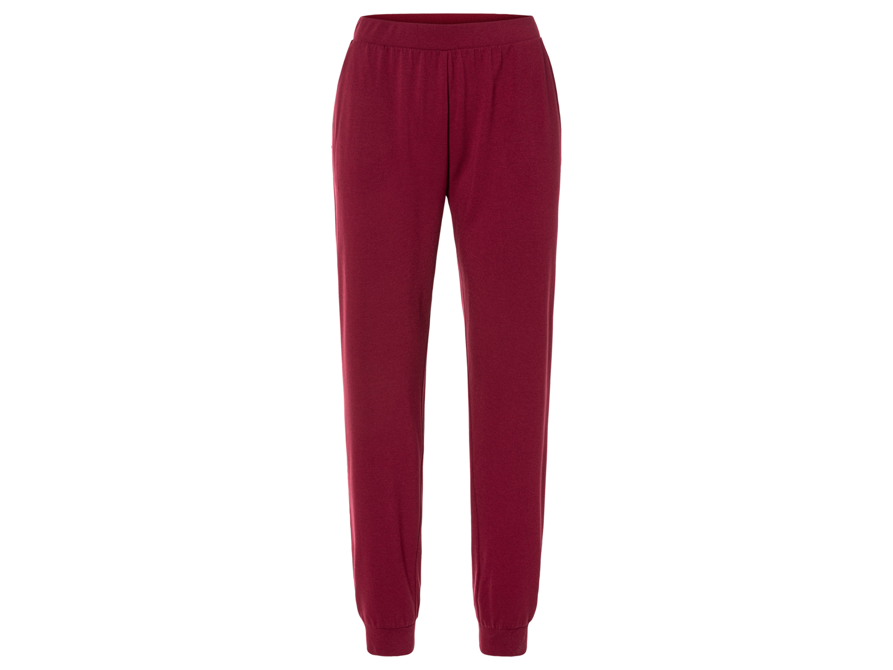 esmara Spodnie damskie na lato z kieszeniami M 40/42, Bordowy