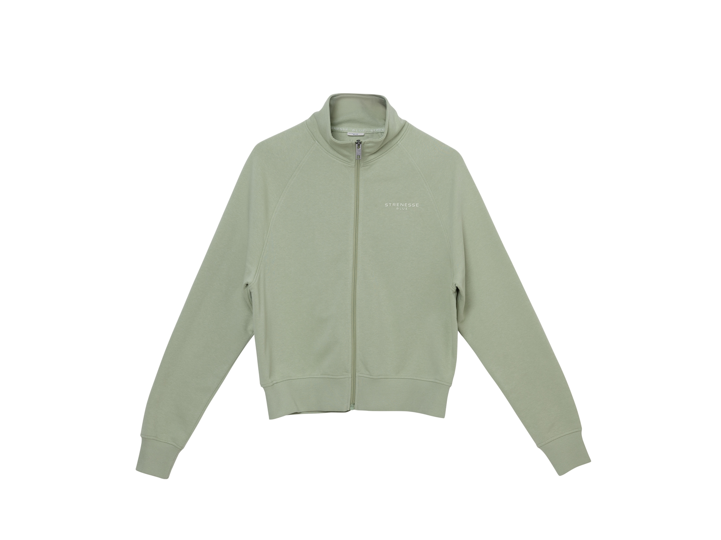 Strenesse Blue Bluza rozpinana damska z bawełną Zielony, L44/46