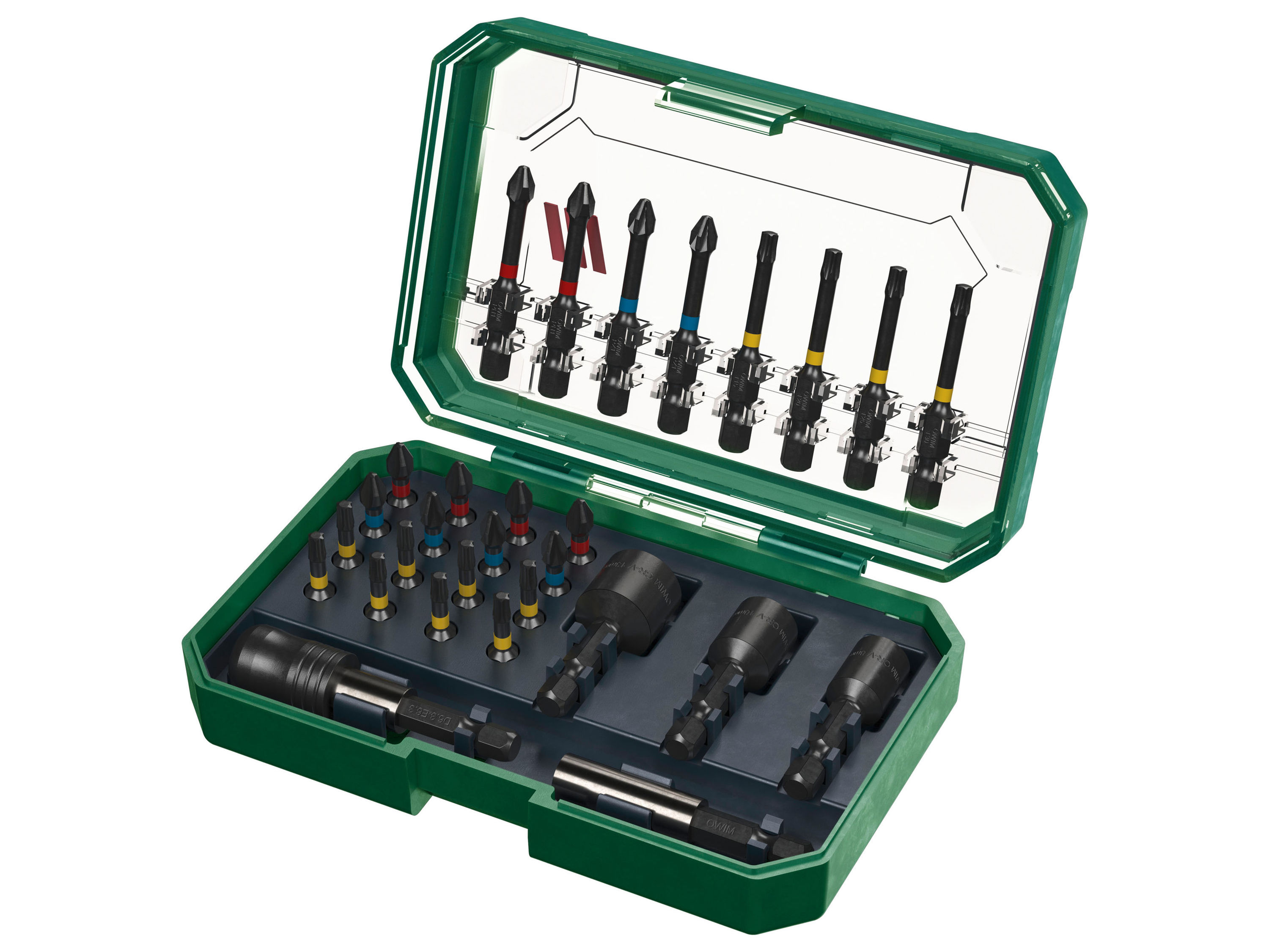 Parkside Zestaw bitów lub Kluczy nasadowych Impact Pbsi 2 B3 29 szt.