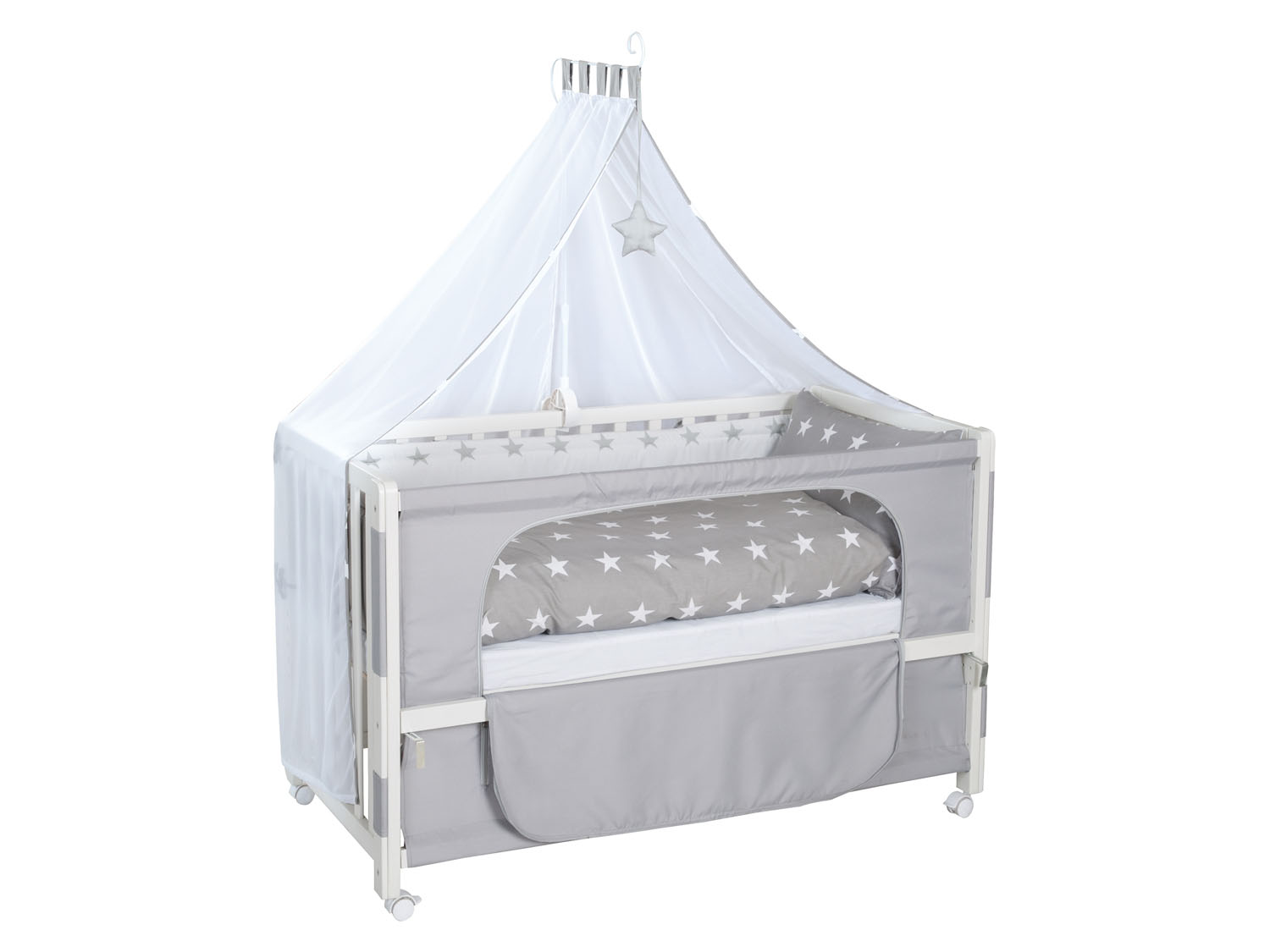 roba Łóżeczko dziecięce »Room Bed«, 60 x 120 cm Little Stars, Biały