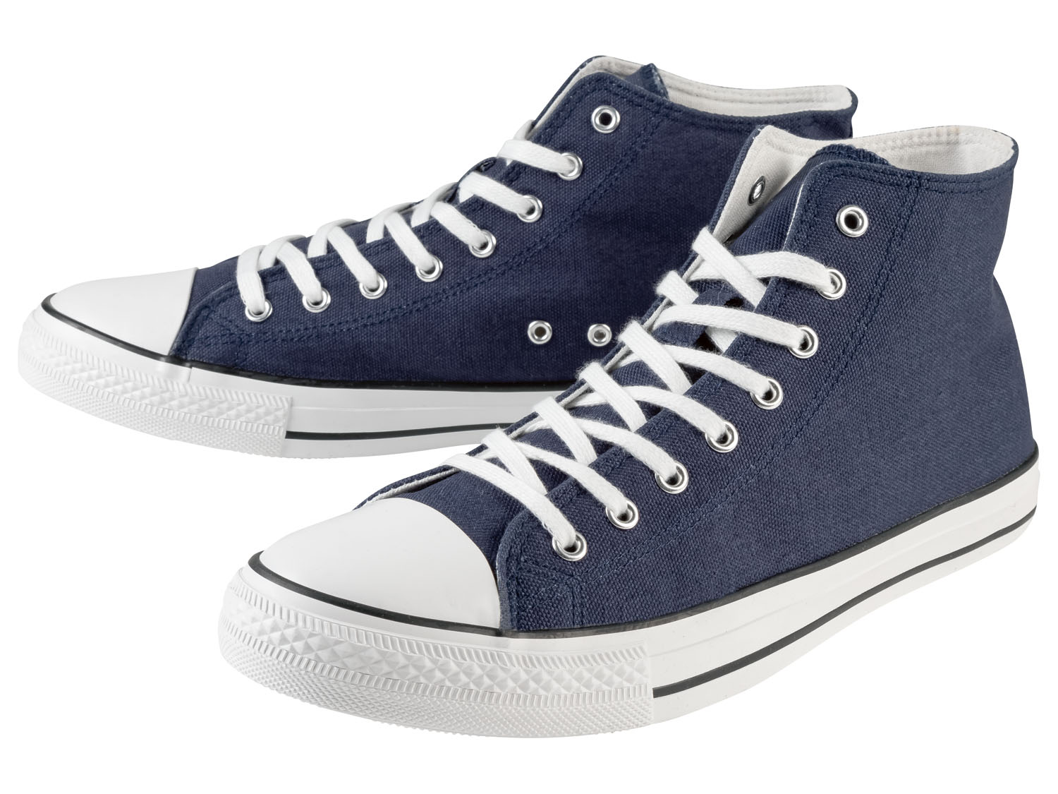 Livergy Trampki męskie wysokie 45, Granatowy