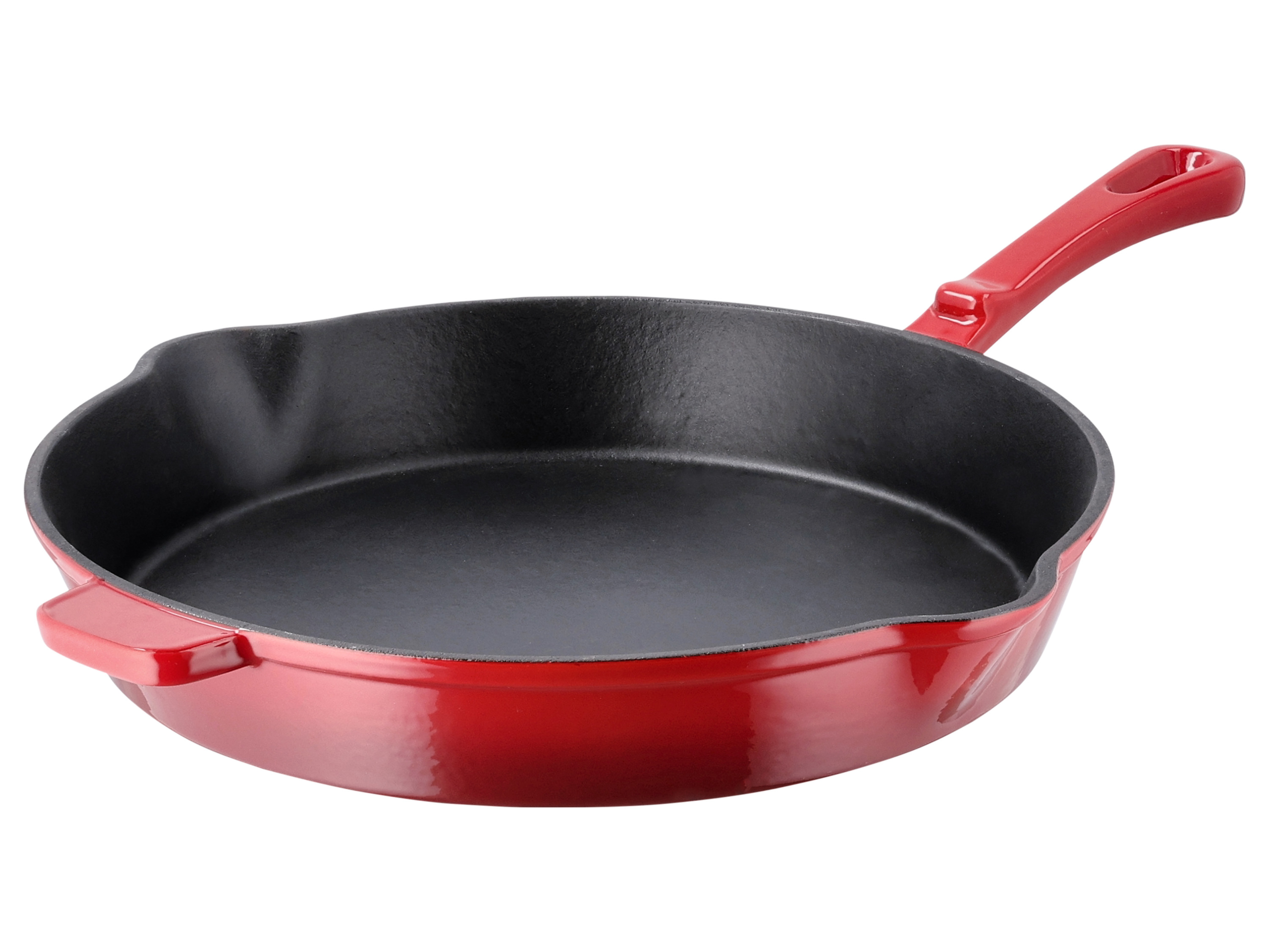 Silvercrest Patelnia żeliwna, Ø 30 cm Czerwony