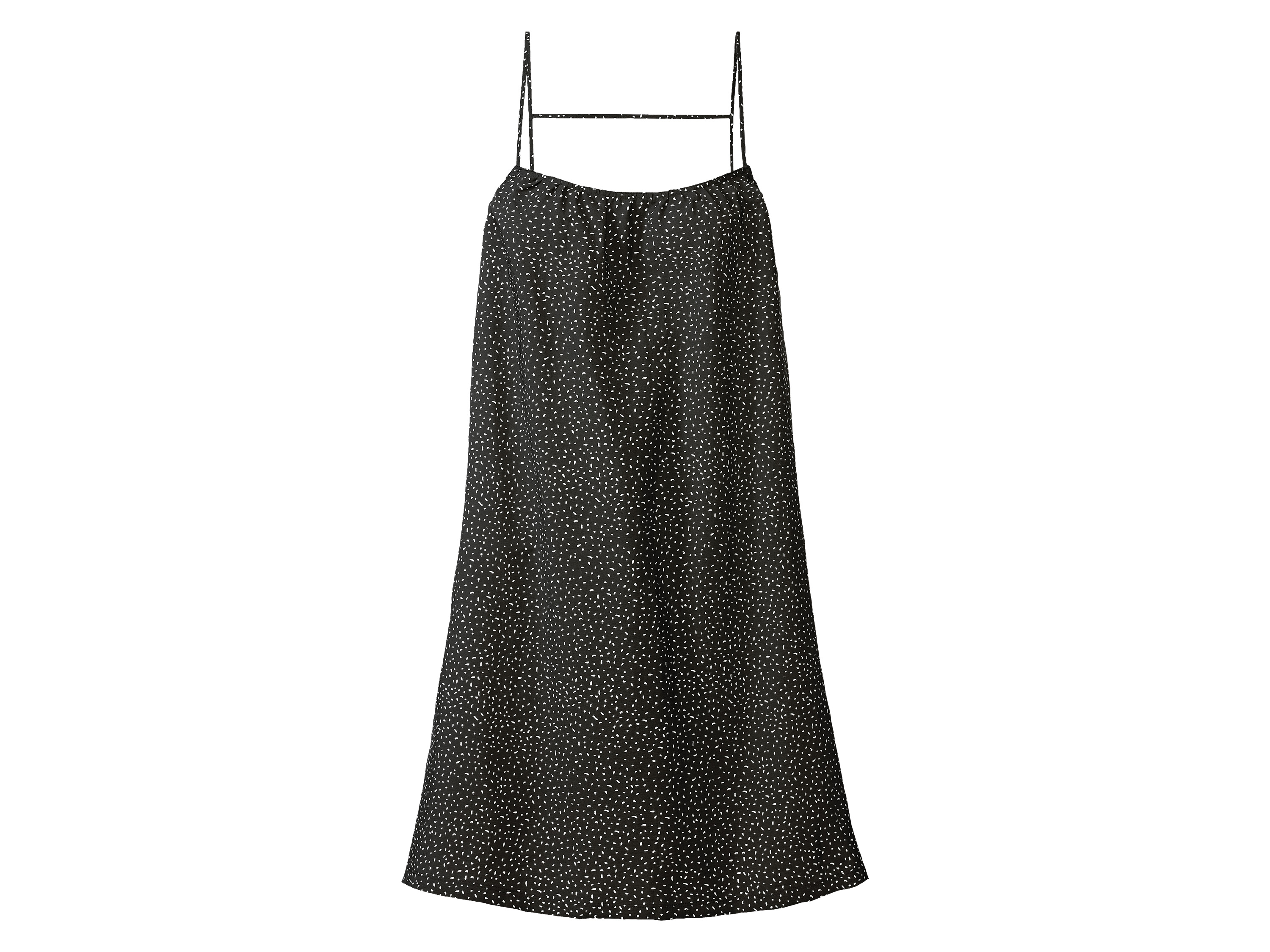 esmara Damska sukienka z wiskozą M 40/42, Czarny/w kropki