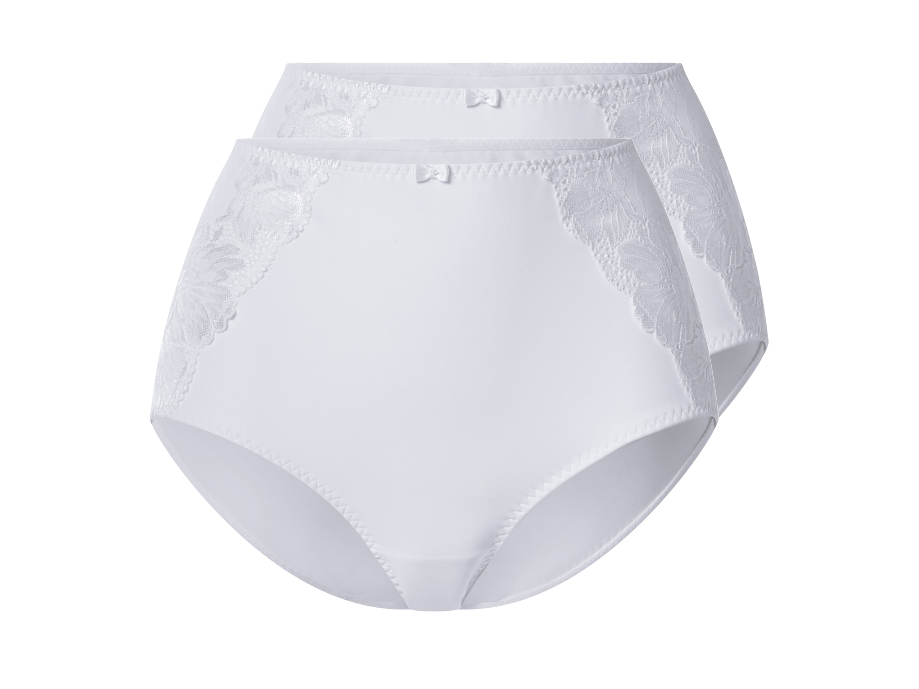esmara Majtki modelujące damskie, 2 pary Biały, L44/46