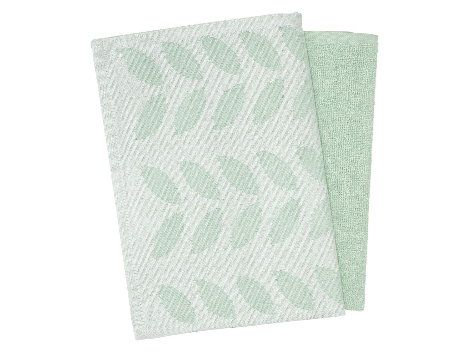 Livarno home Ręczniki kuchenne 50 x 70 cm, 2 sztuki Zielony