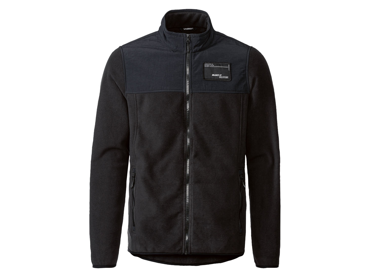 Livergy Bluza polarowa męska XL 56/58, Czarny
