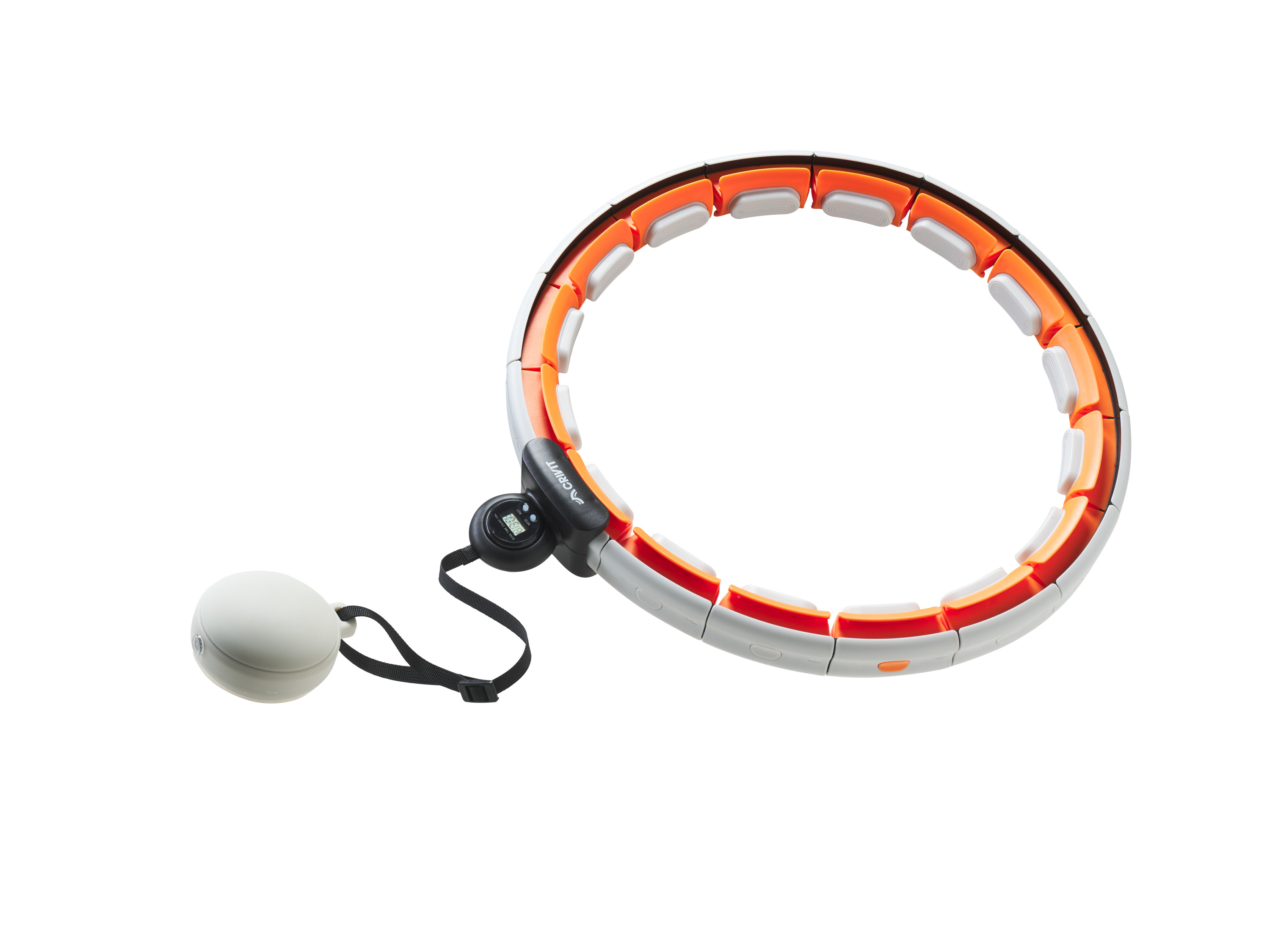 Crivit Hula-Hoop z obciążnikiem Pomarańczowy