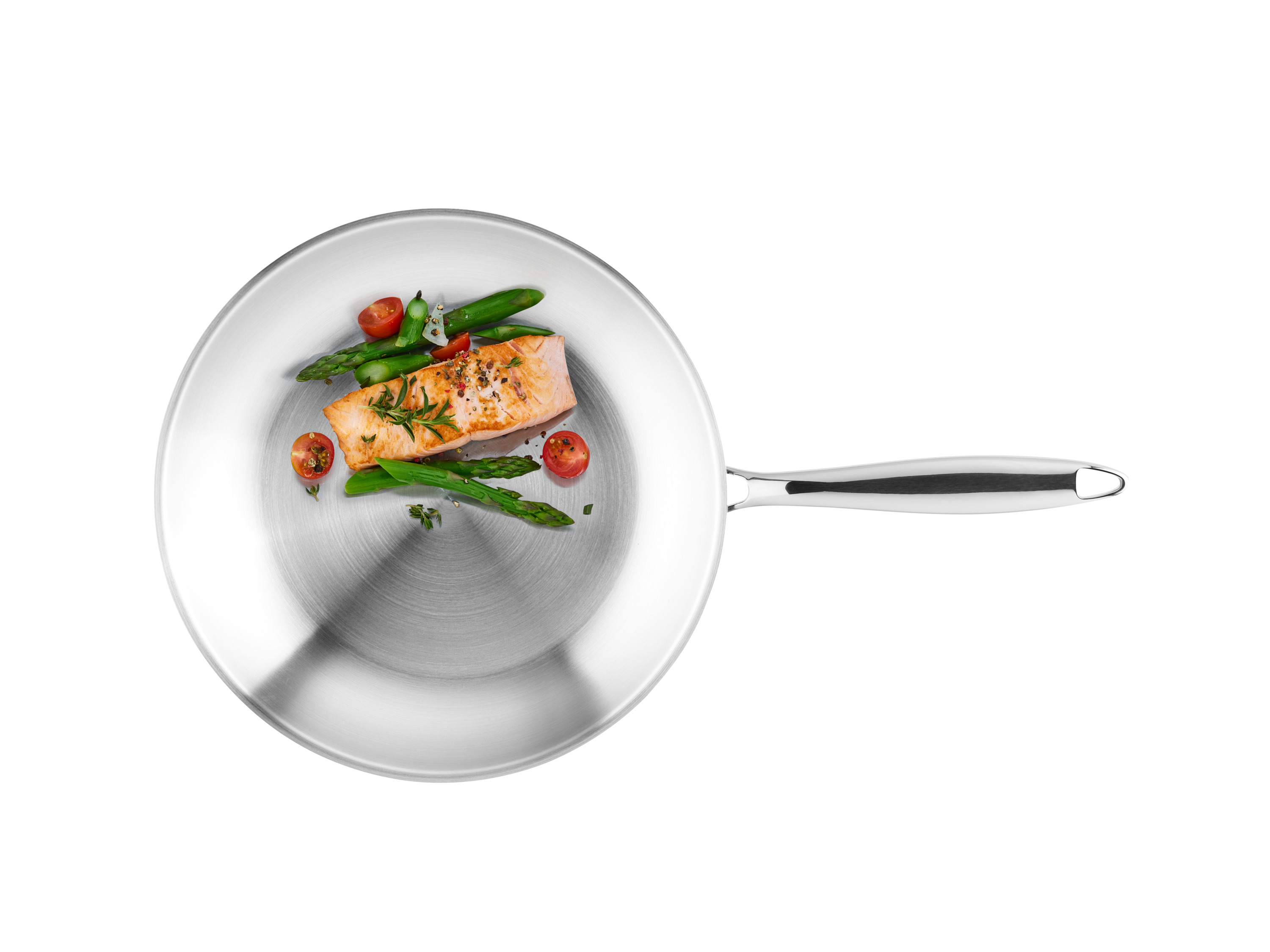 Livarno home Patelnia ze stali szlachetnej, 28 cm Bez powłoki