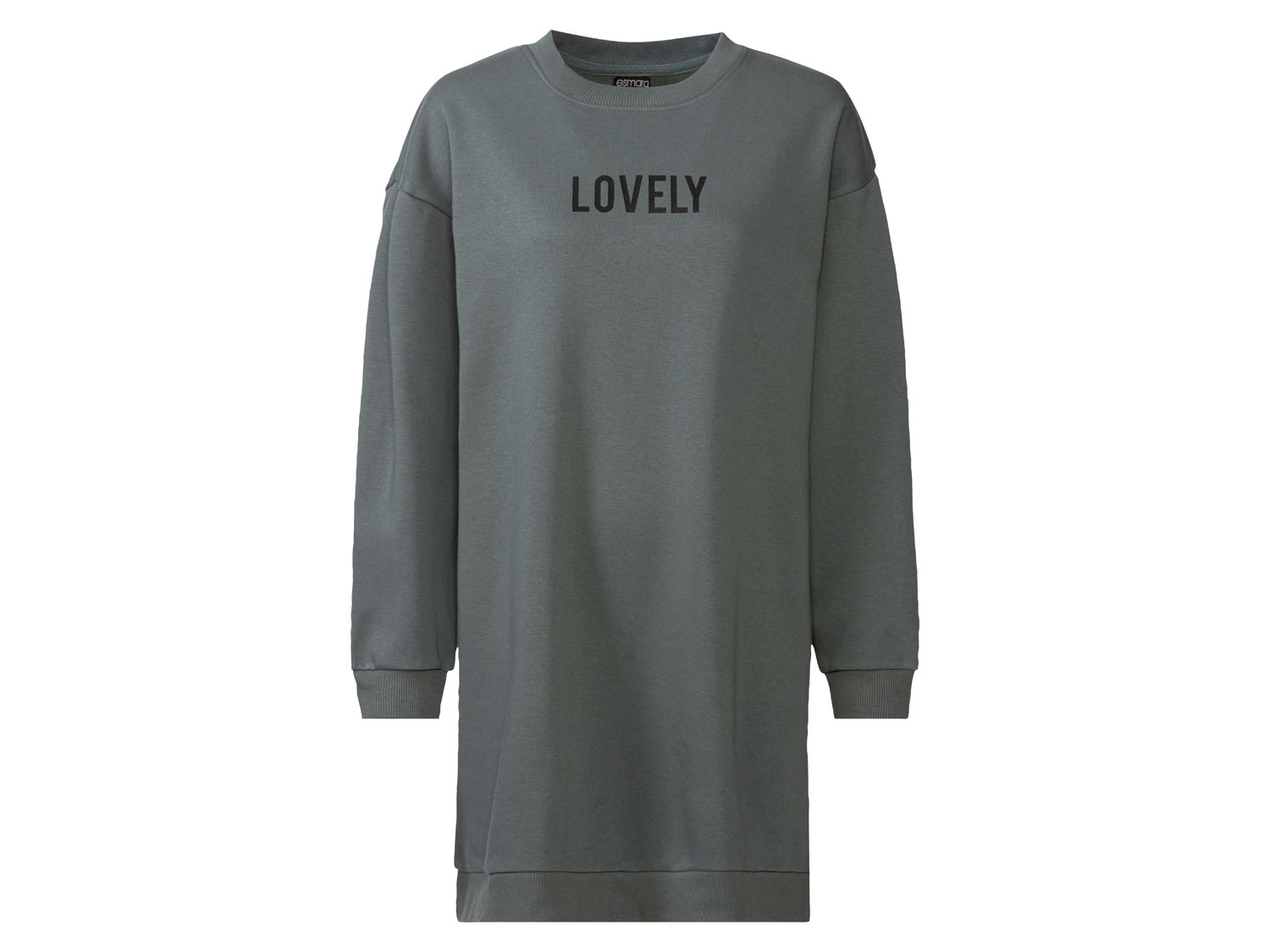 esmara Sukienka dresowa damska w stylu oversize Zielony, XS 32/34