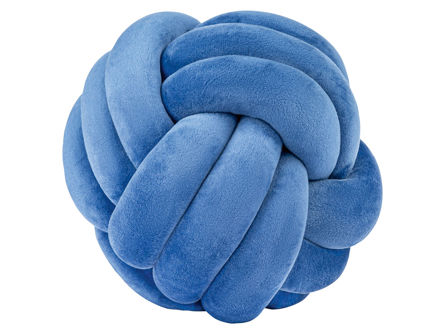 Livarno home Poduszka dekoracyjna, z węzełkami, 20 x 20 cm Niebieski