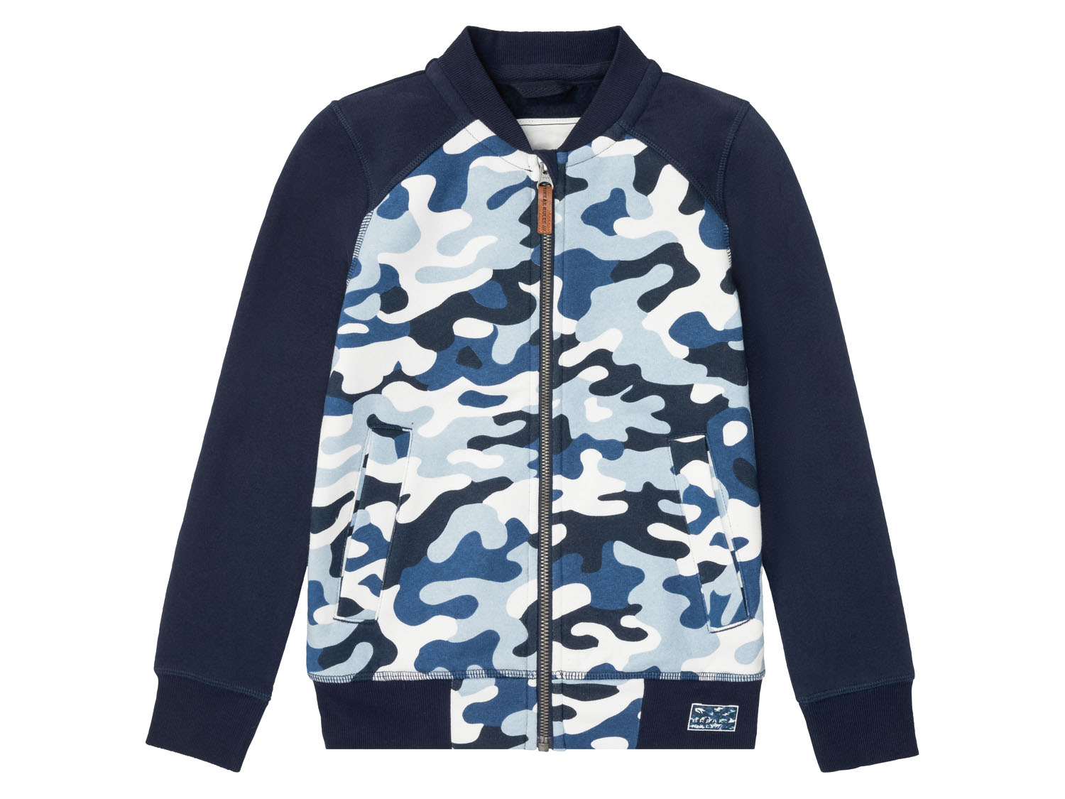 pepperts! Bluza dresowa chłopięca, 1 sztuka 146/152, Wzorzysty/granatowy