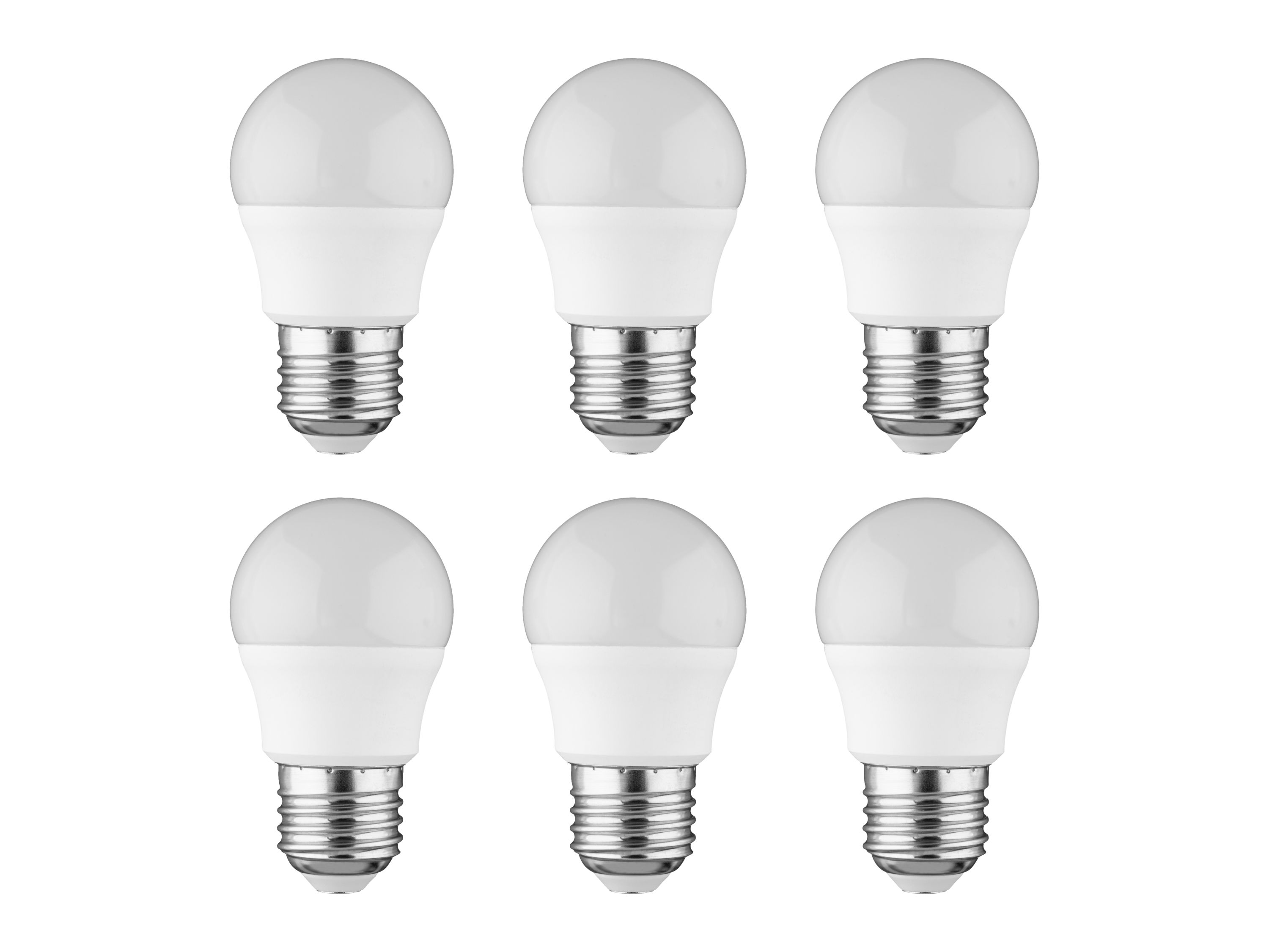 Livarno home Żarówki Led, 6 sztuk E27 kształt kuli