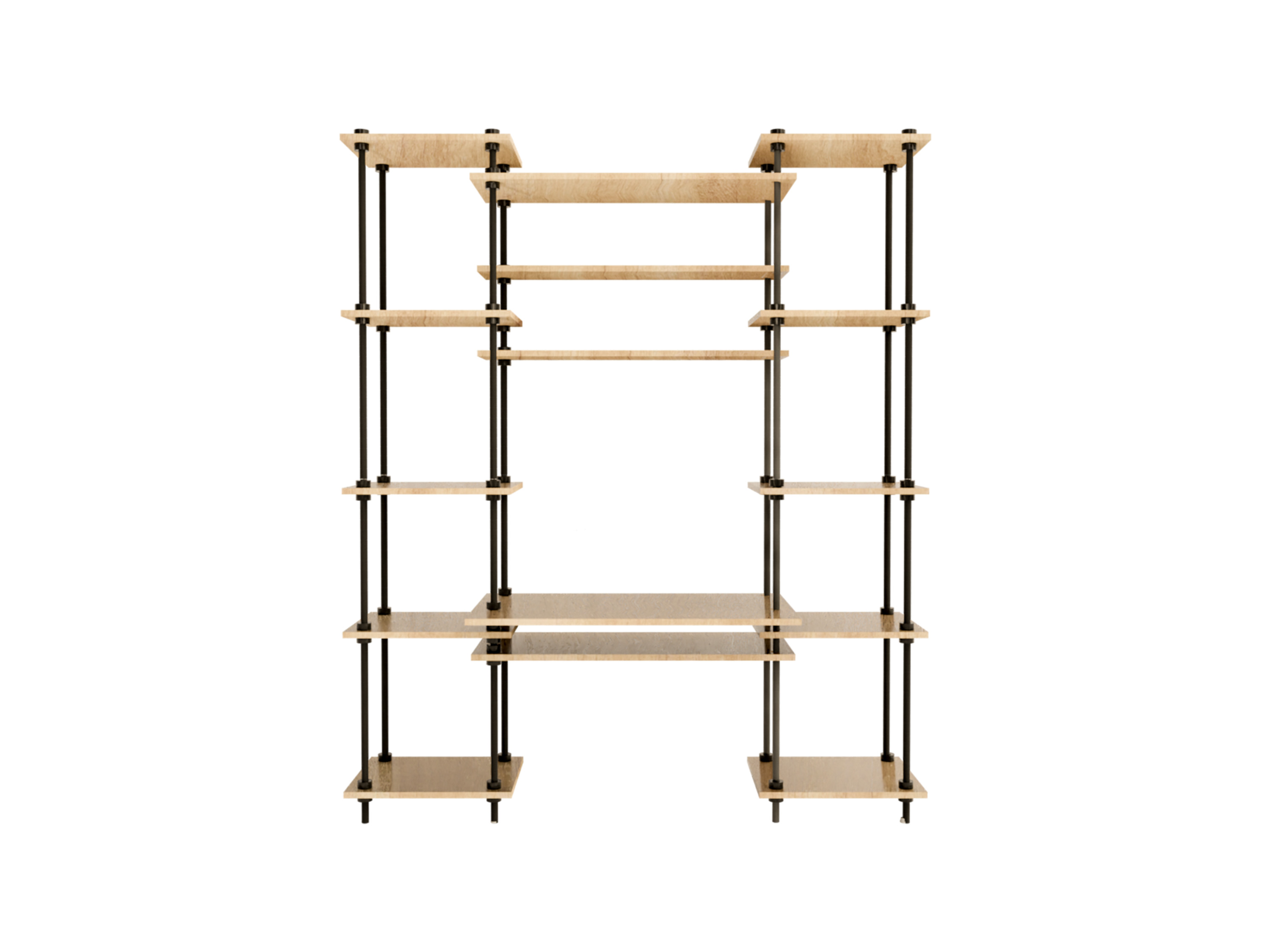 AR Shelving Biurko z regałem Deco 185x151x35/52,5 cm