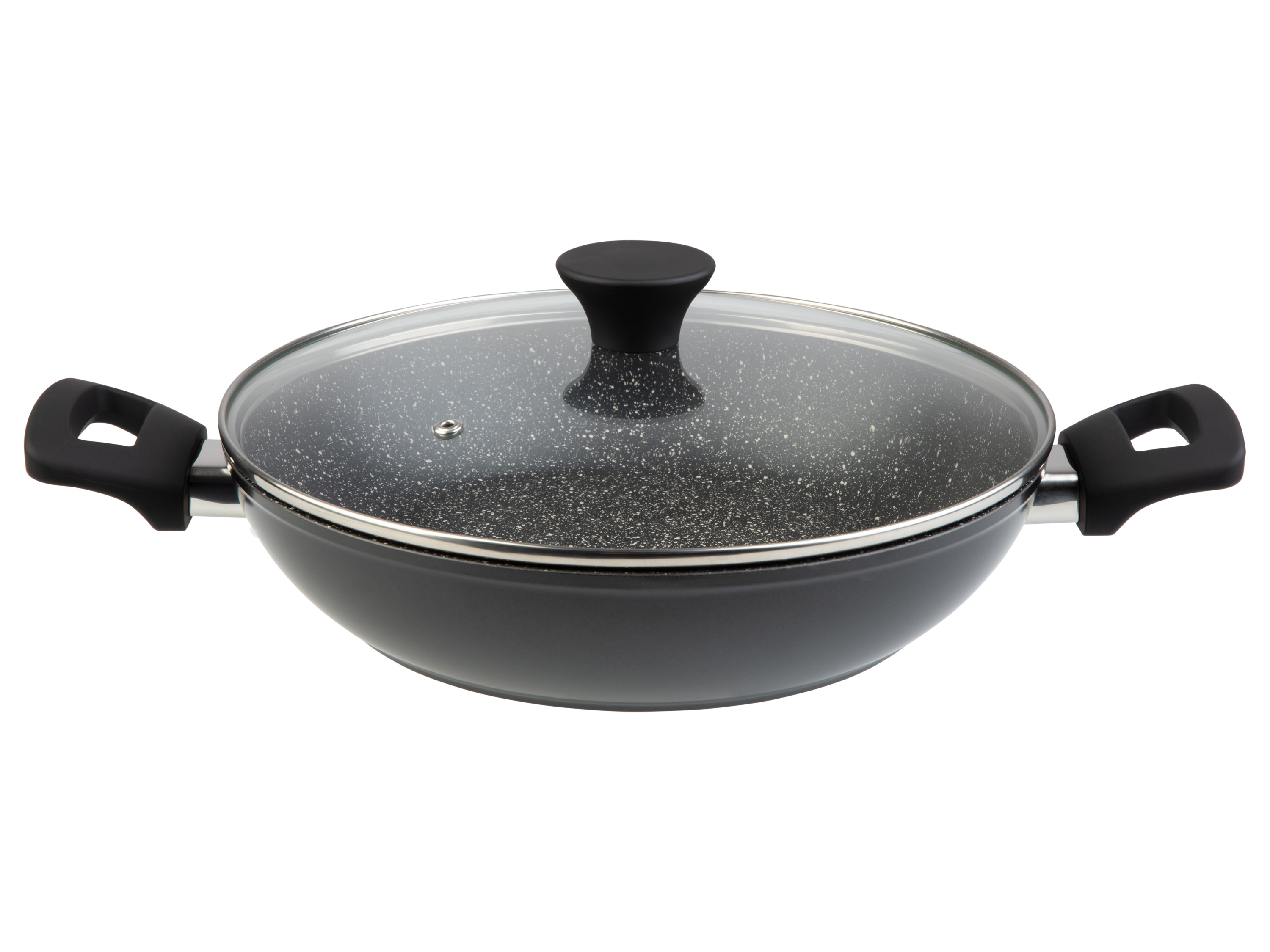 Livarno home Patelnia aluminiowa do serwowania, Ø 28 cm Czarny