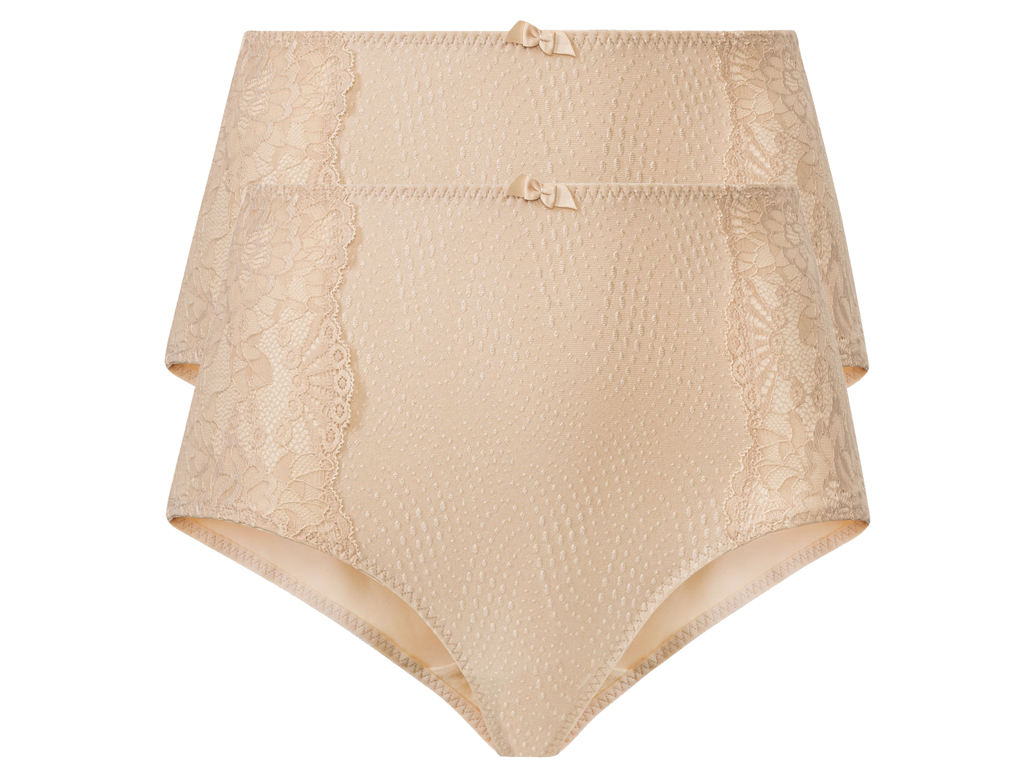 esmara Majtki modelujące damskie, 2 pary Xl48/50, Beżowy