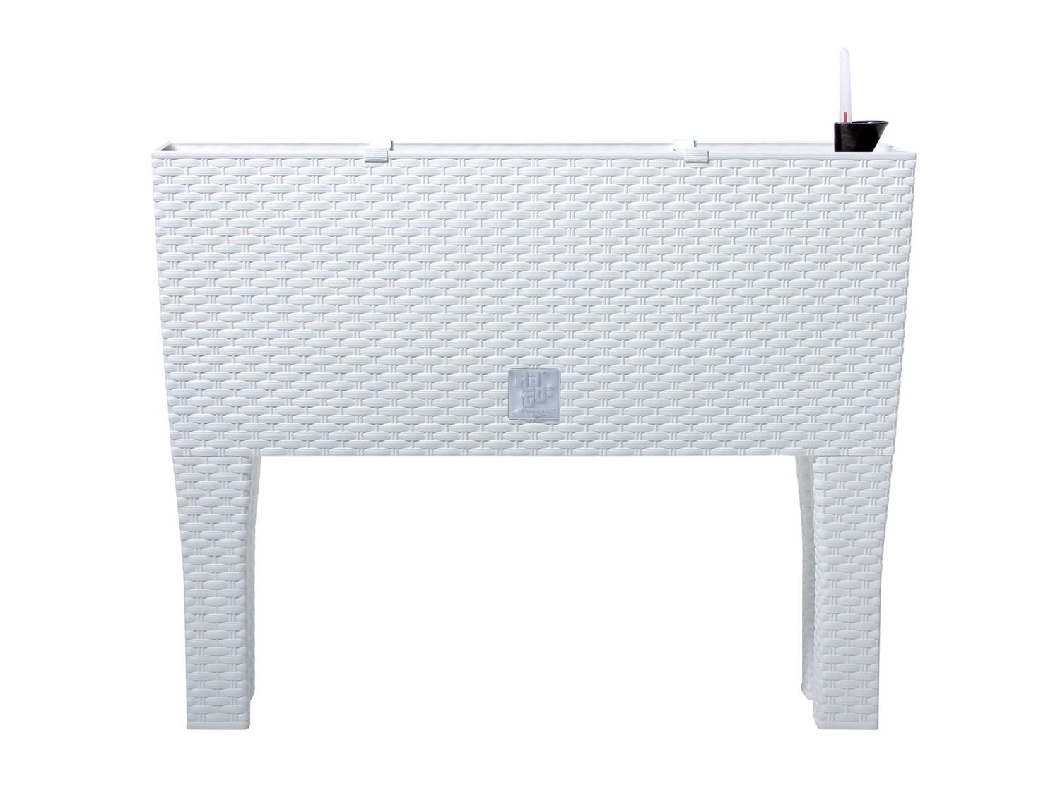 Prosperplast Donica do kwiatów Rato Case High, z systemem nawadniania Biały, 80 x 62 x 33 cm szer. x wys. x gł.