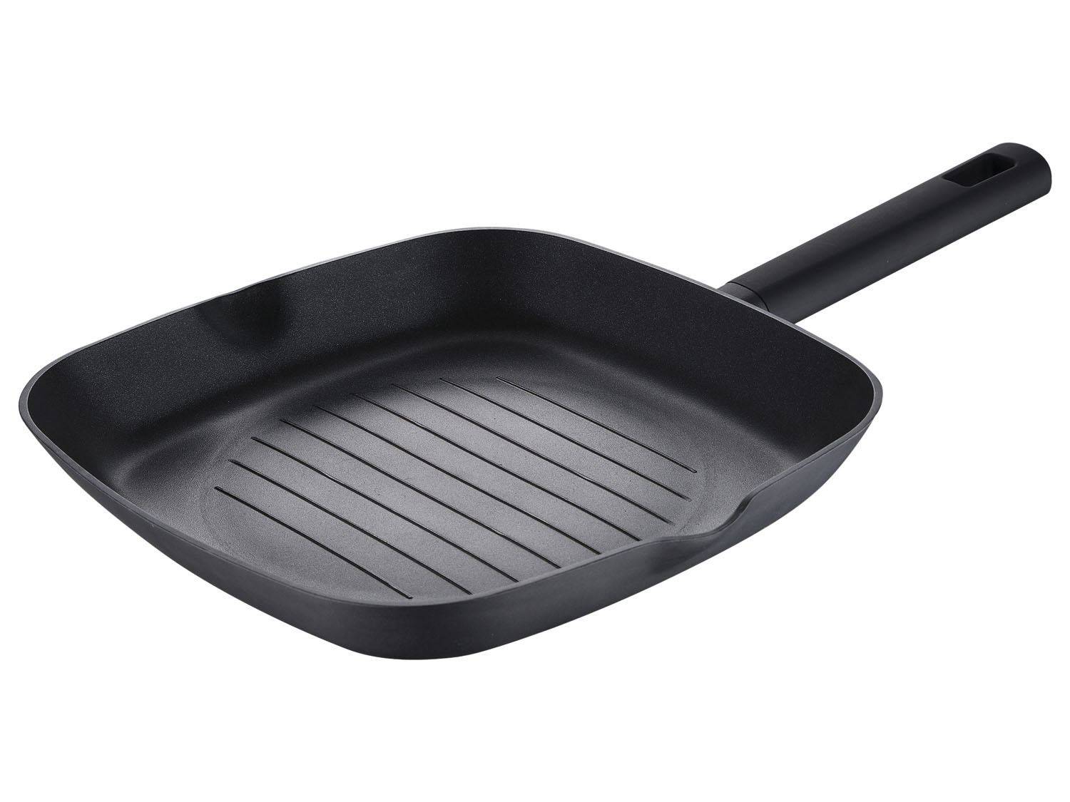 Masterpro Patelnia grillowa z kutego aluminium, 28 cm, z kolekcji Modesta Amaro