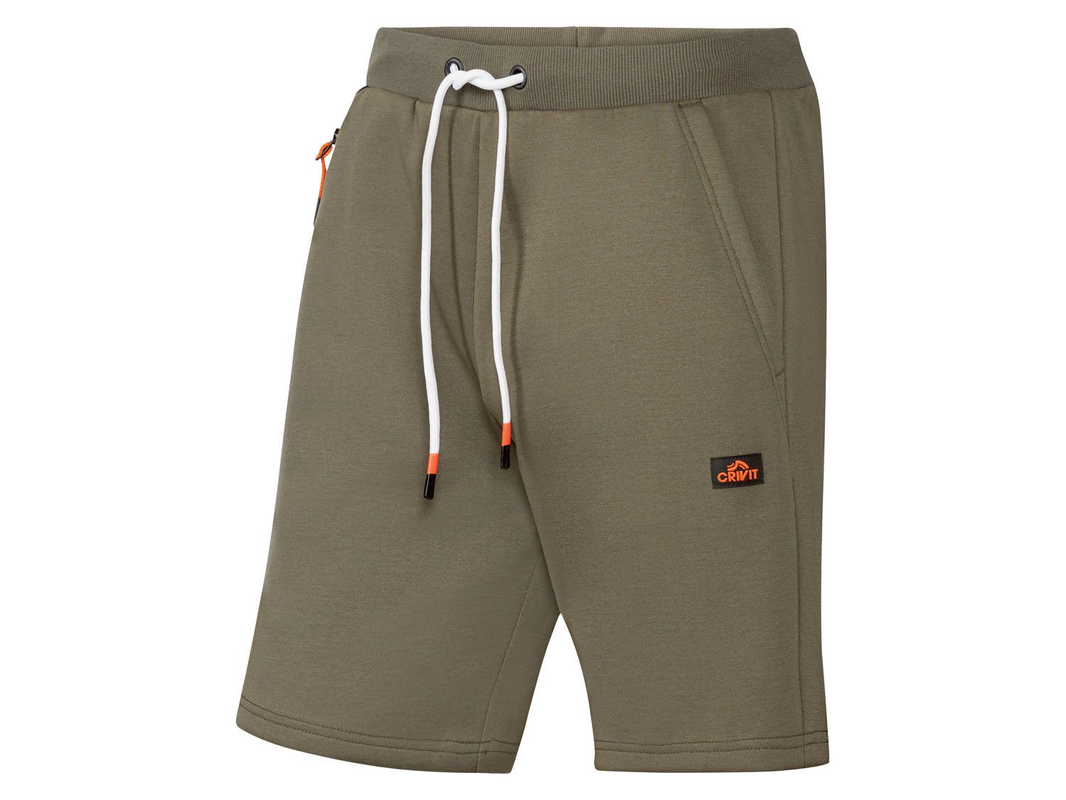 Crivit Szorty funkcyjne męskie Oliwkowy, L52/54