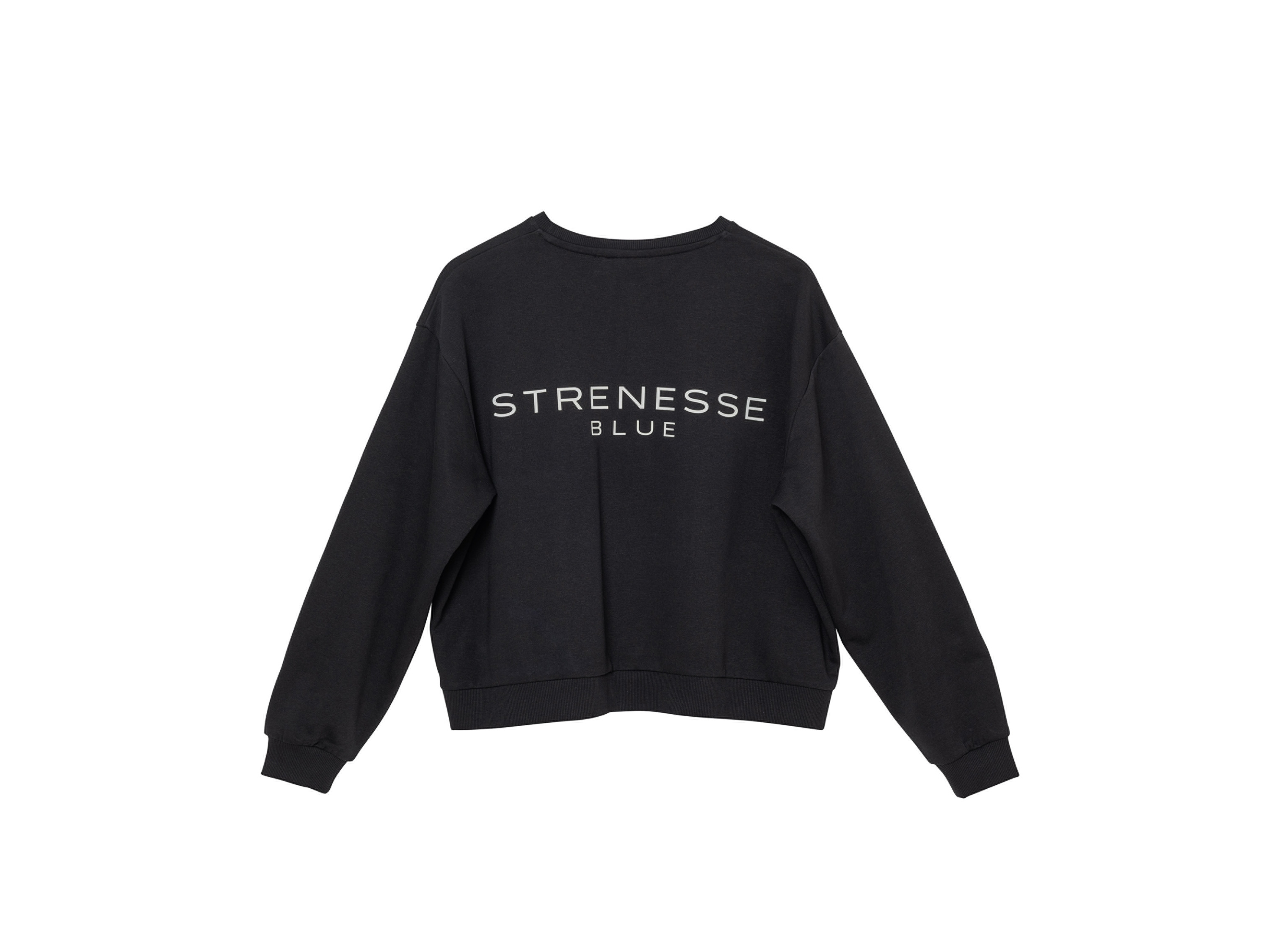 Strenesse Blue Bluza rozpinana damska z bawełną Czarny, L44/46