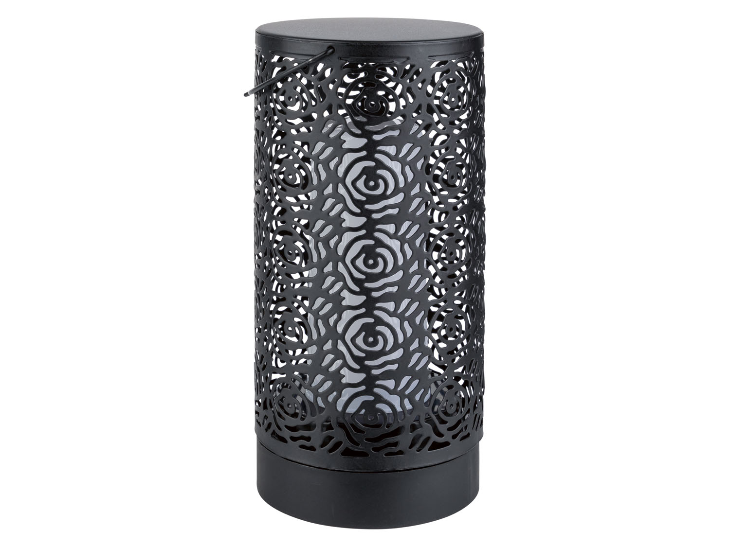 Livarno home Latarnia LED z efektem migotania, 1 sztuka Kwiaty