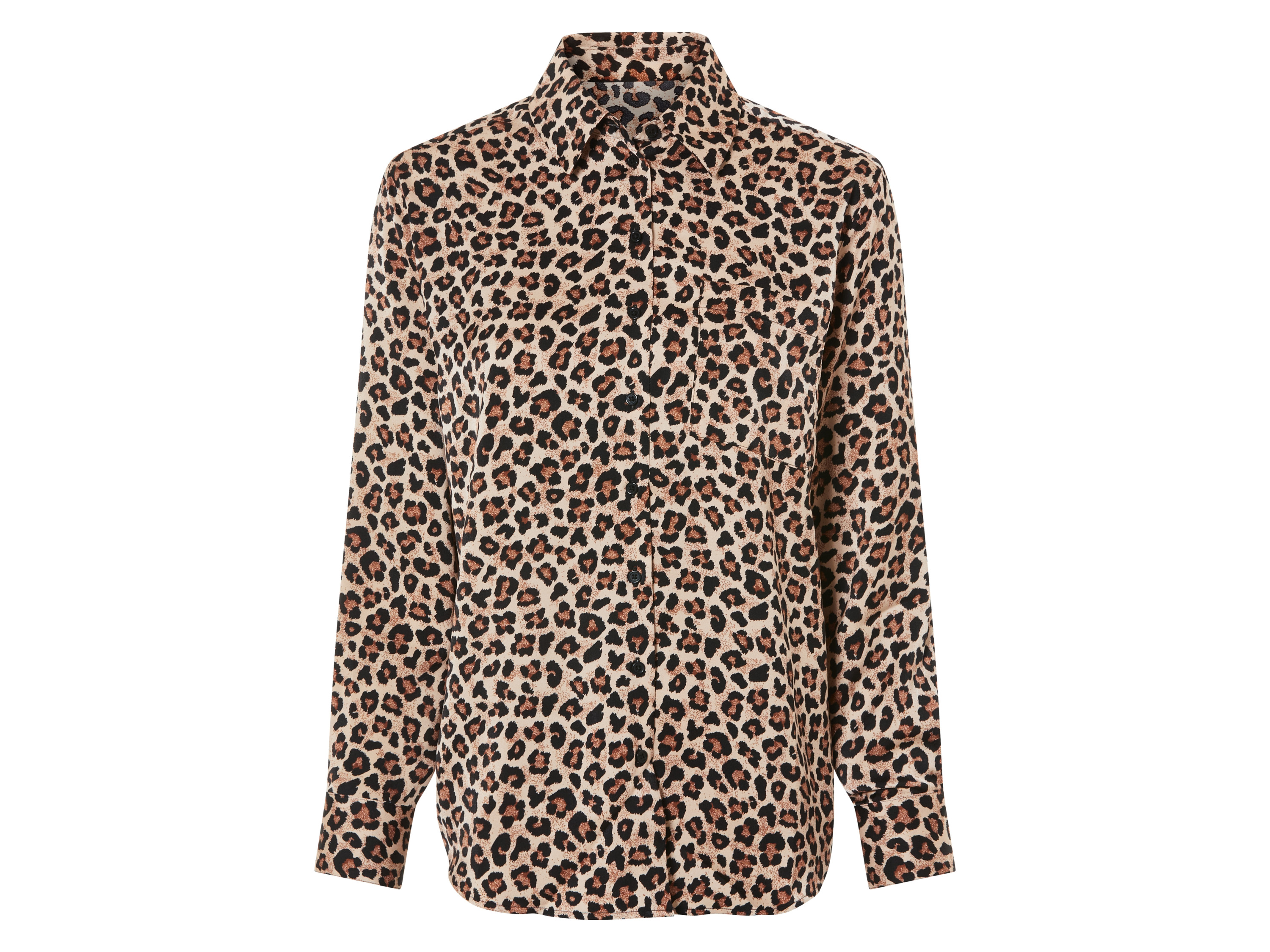 esmara Koszula satynowa damska 46, Panterka