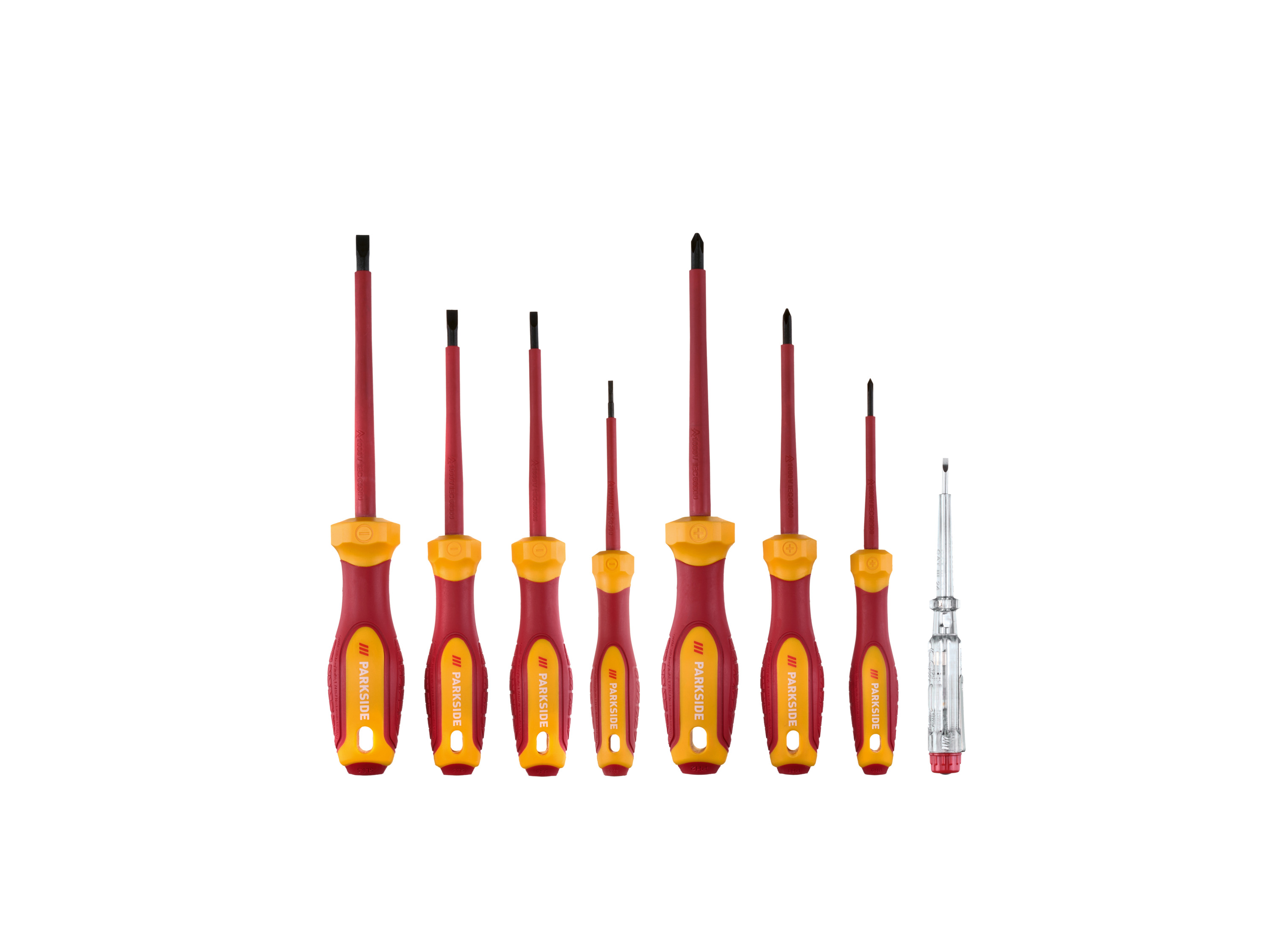 Parkside Zestaw 8 wkrętaków