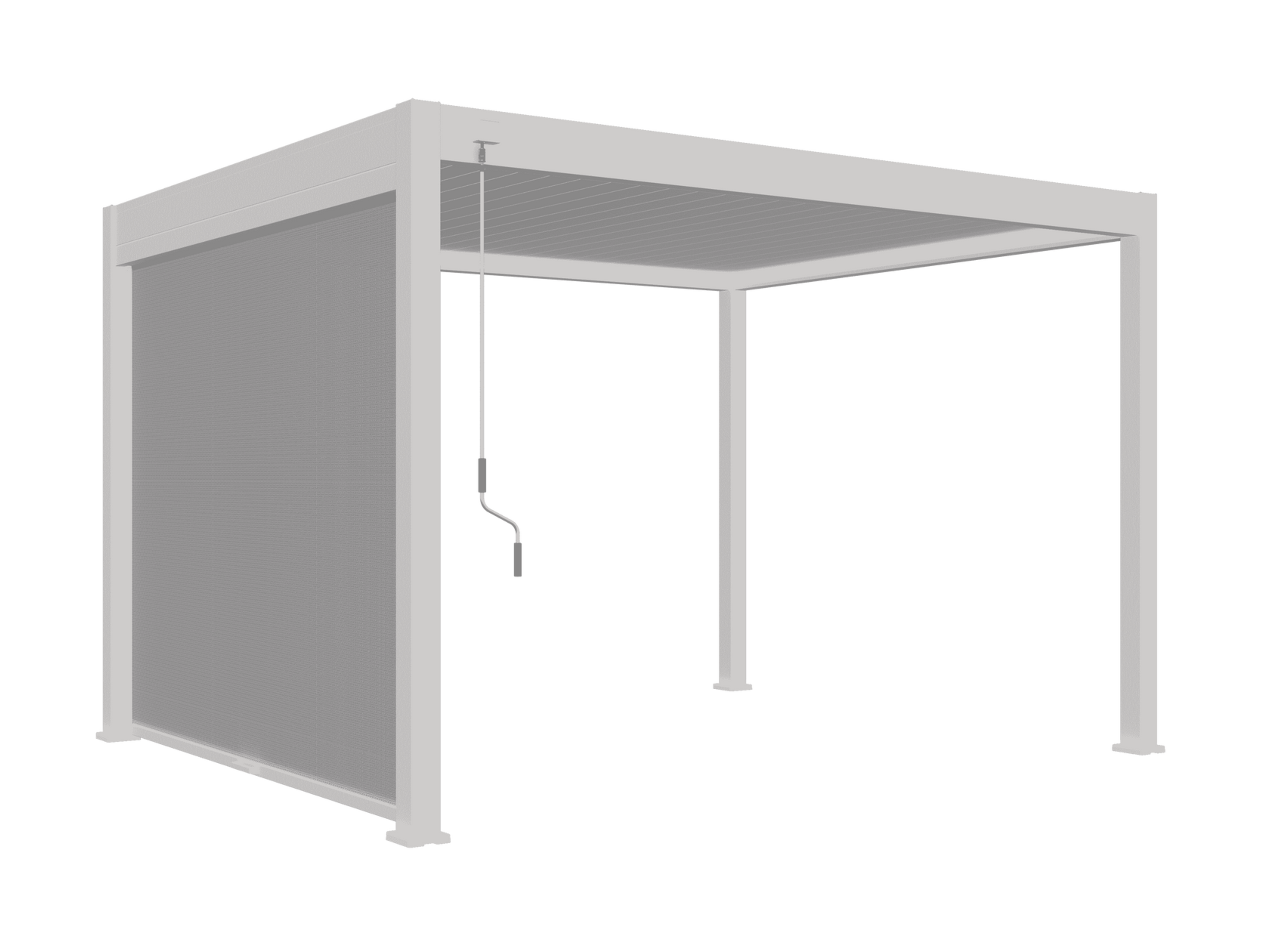 Pergoline Roleta przeciwsłoneczna do pawilonów Trumpf i Superior Biały, 2,65 m