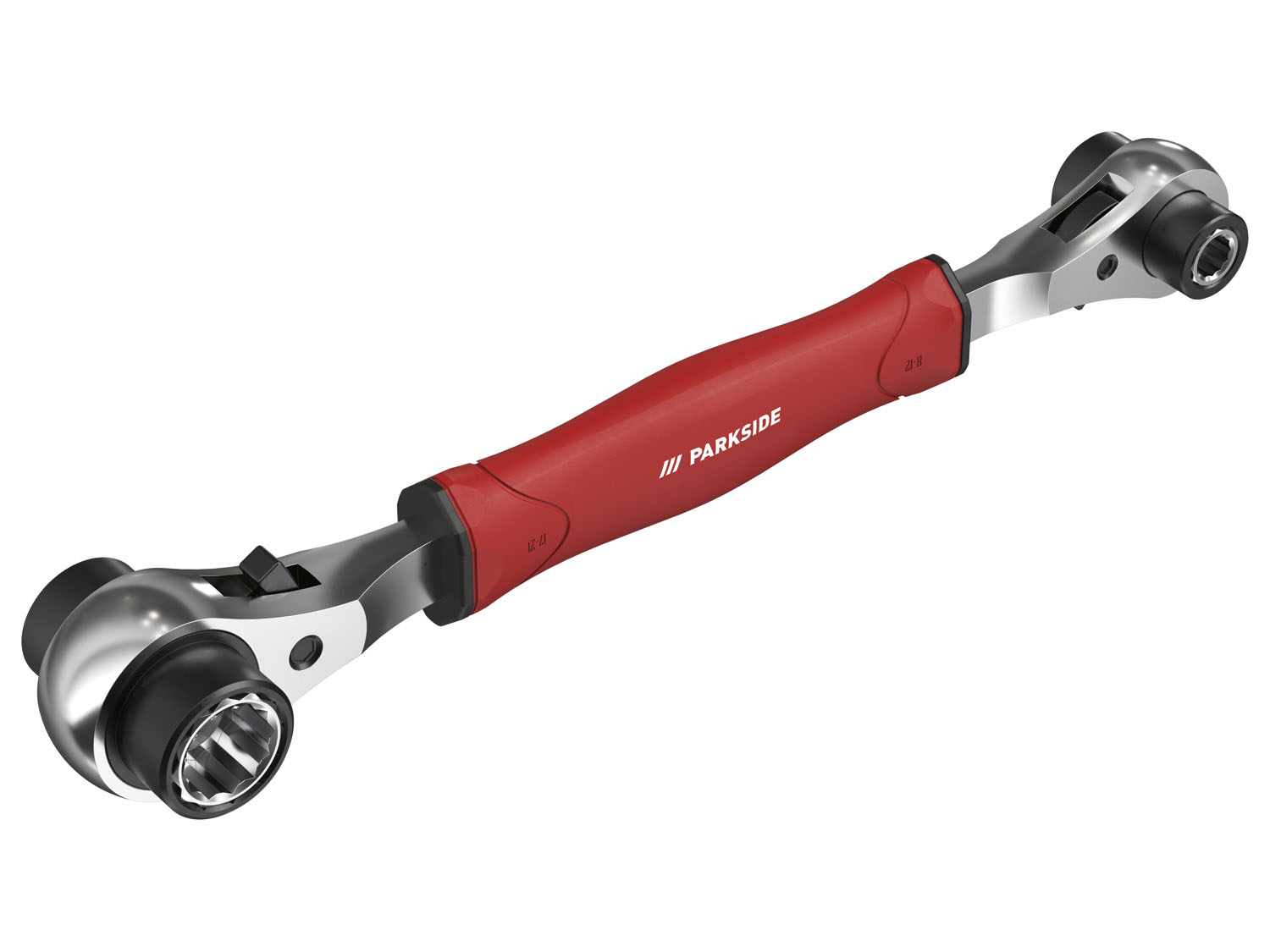 Parkside Grzechotka wielofunkcyjna / Klucz nasadowy z grzechotką Klucz nasadowy z grzechotką 8 w 1