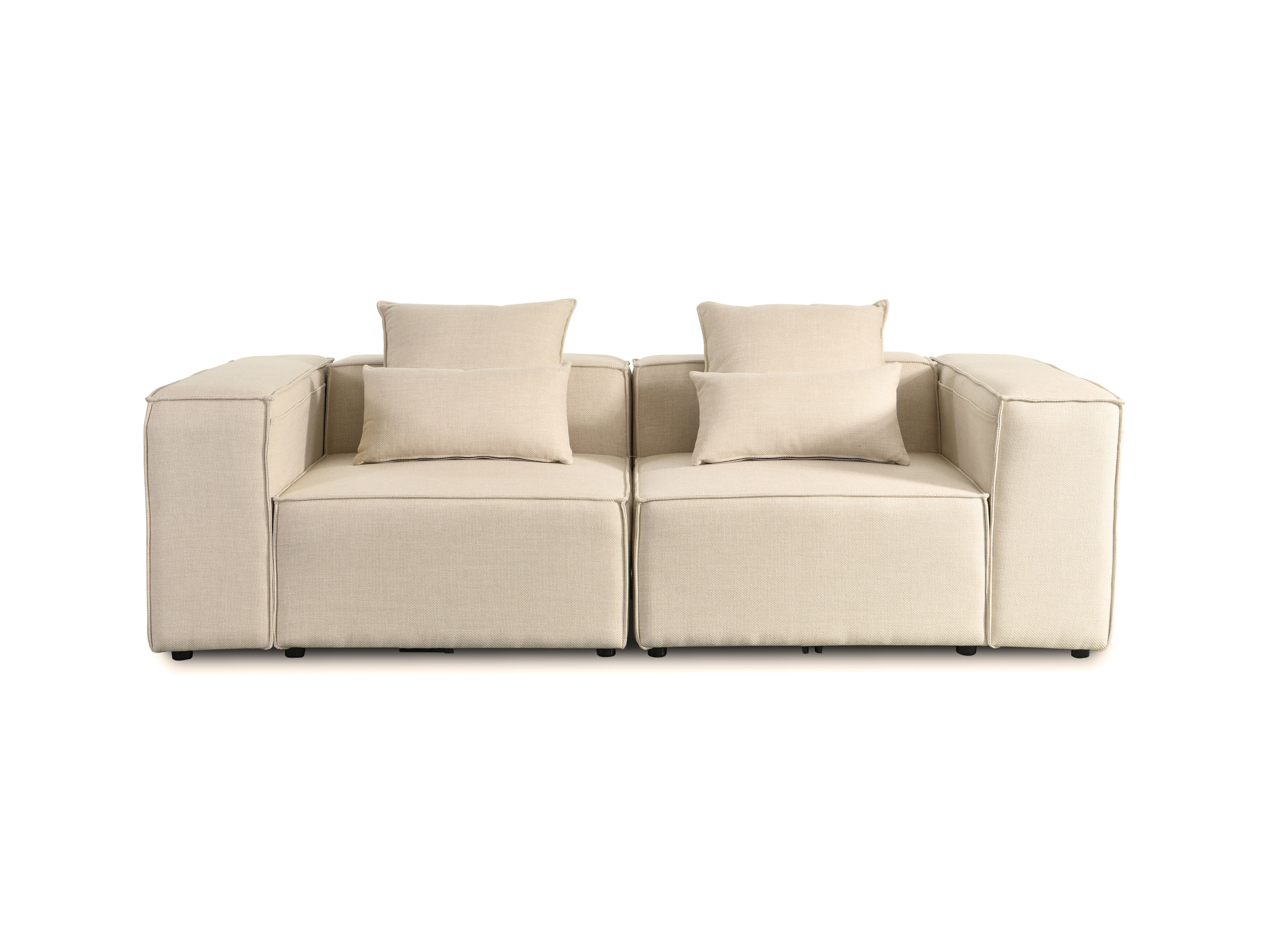 Home Deluxe Sofa narożna Verona S, Beżowy