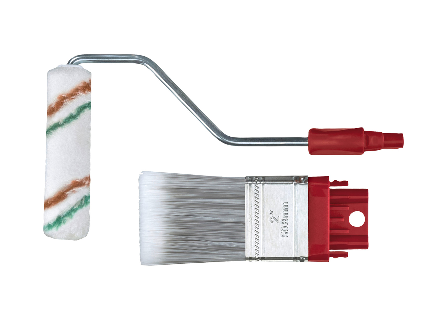 Parkside Pędzel malarski z ergonomicznym uchwytem Głowice zamienne, 2 sztuki.