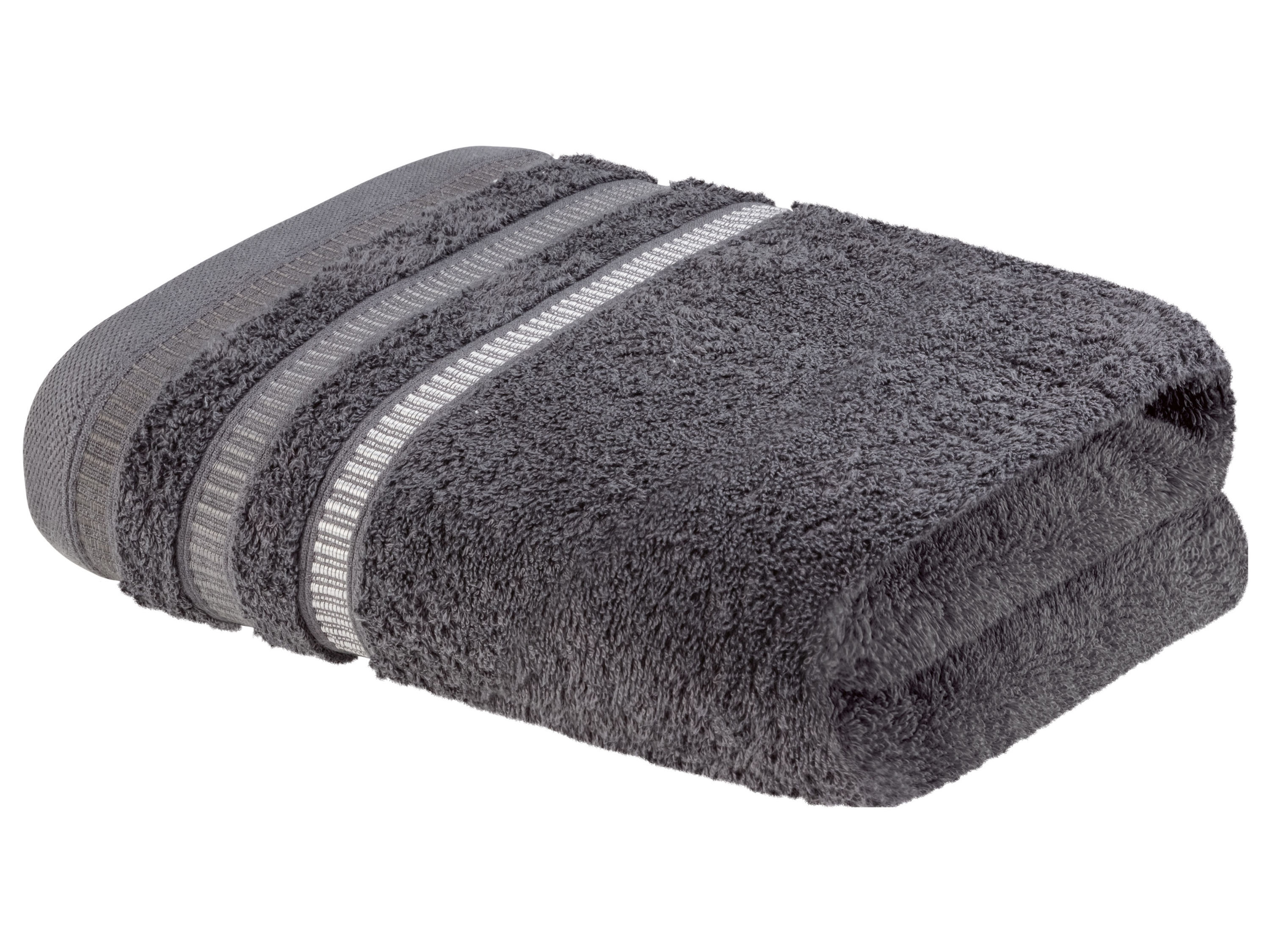 Livarno home Ręcznik kąpielowy frotté 70 x 130 cm, 1 sztuka antracyt