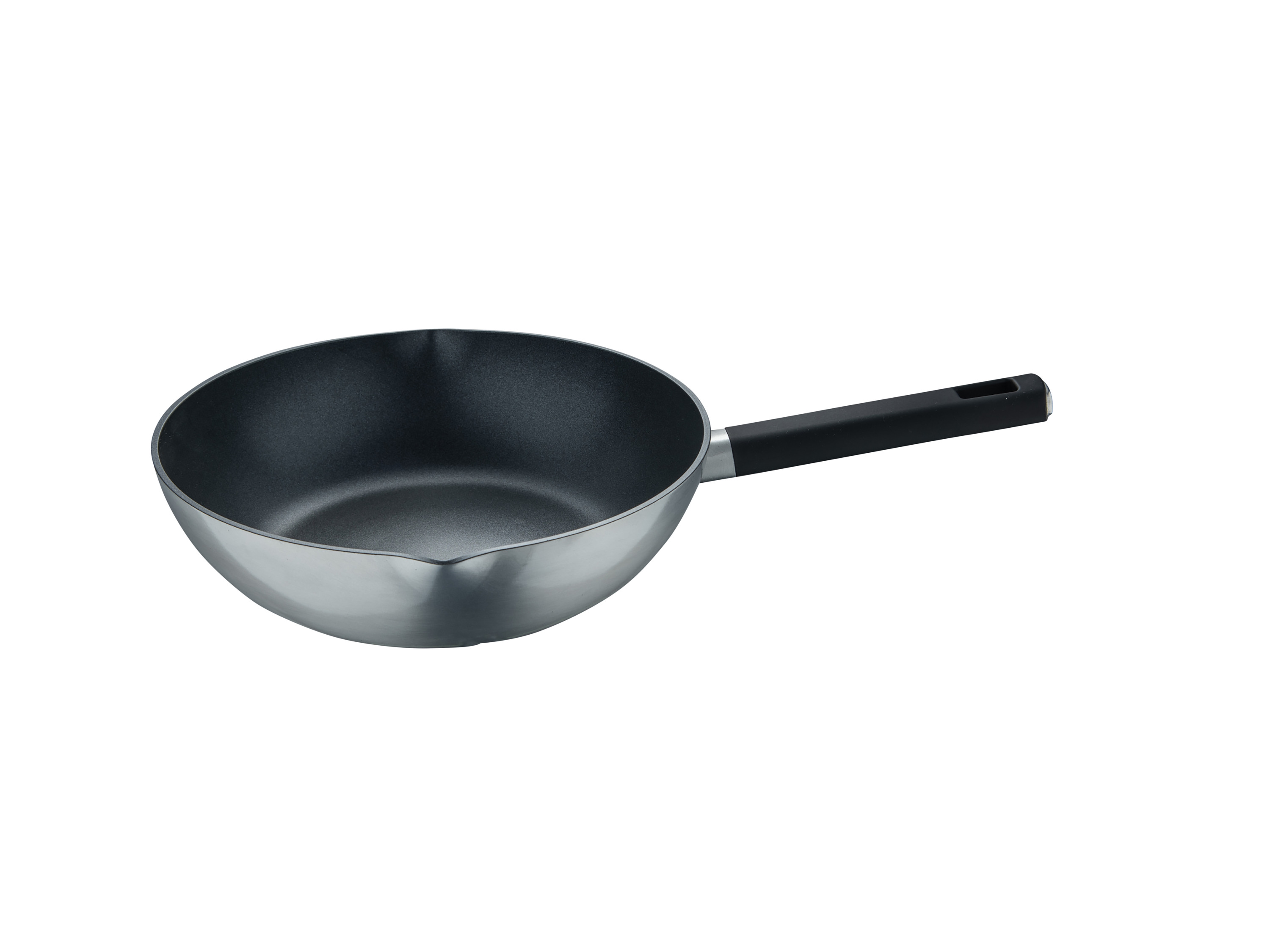 Masterpro Patelnia typu wok z kutego aluminium, 28 cm