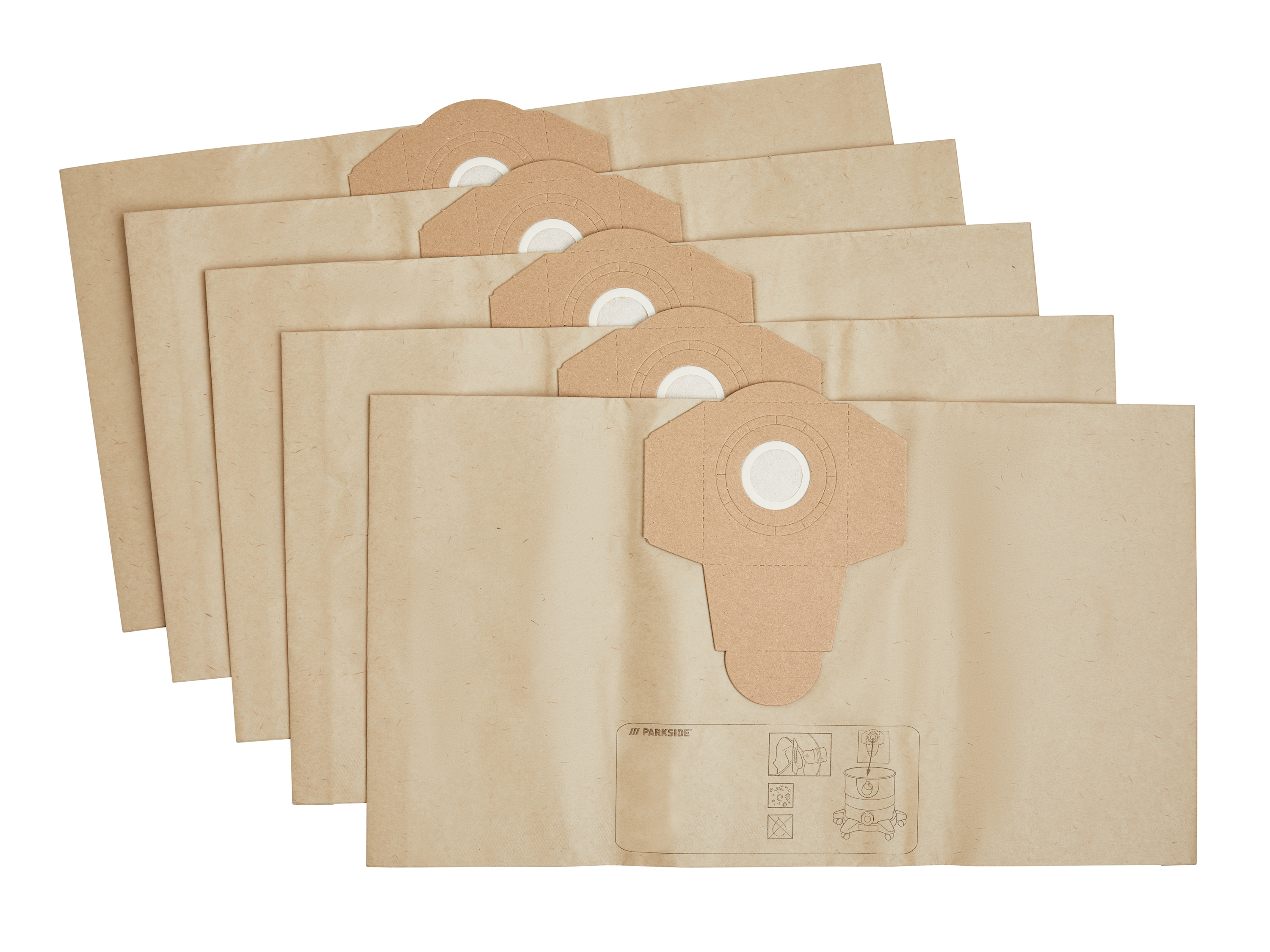 Parkside Worki papierowe PFT 20 A1 lub Worki z włókniny Pvft 20 A1, 20 l Worki papierowe