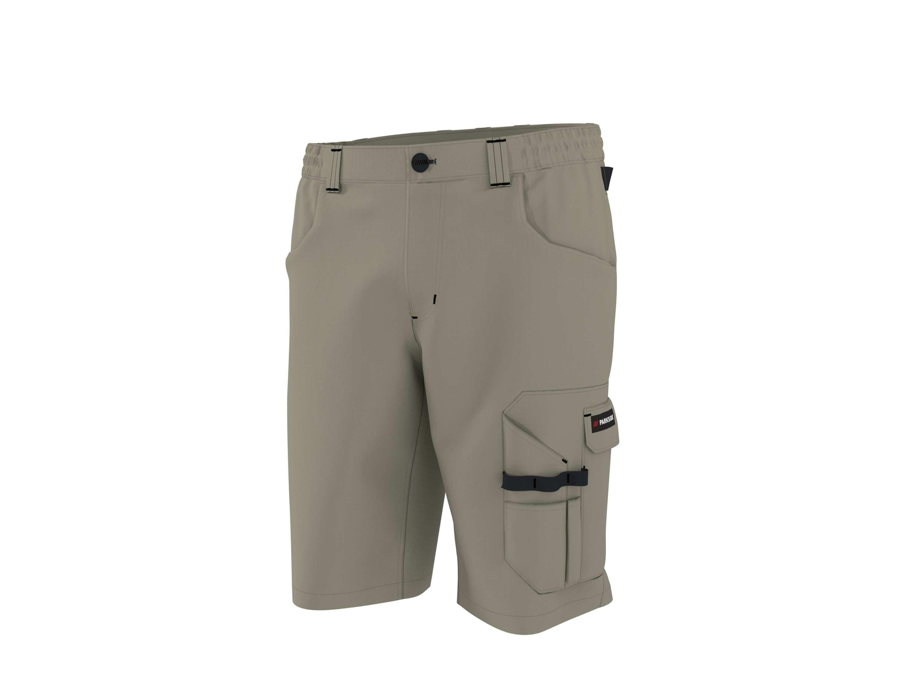 Parkside Męskie szorty robocze ripstop Beżowy, 58