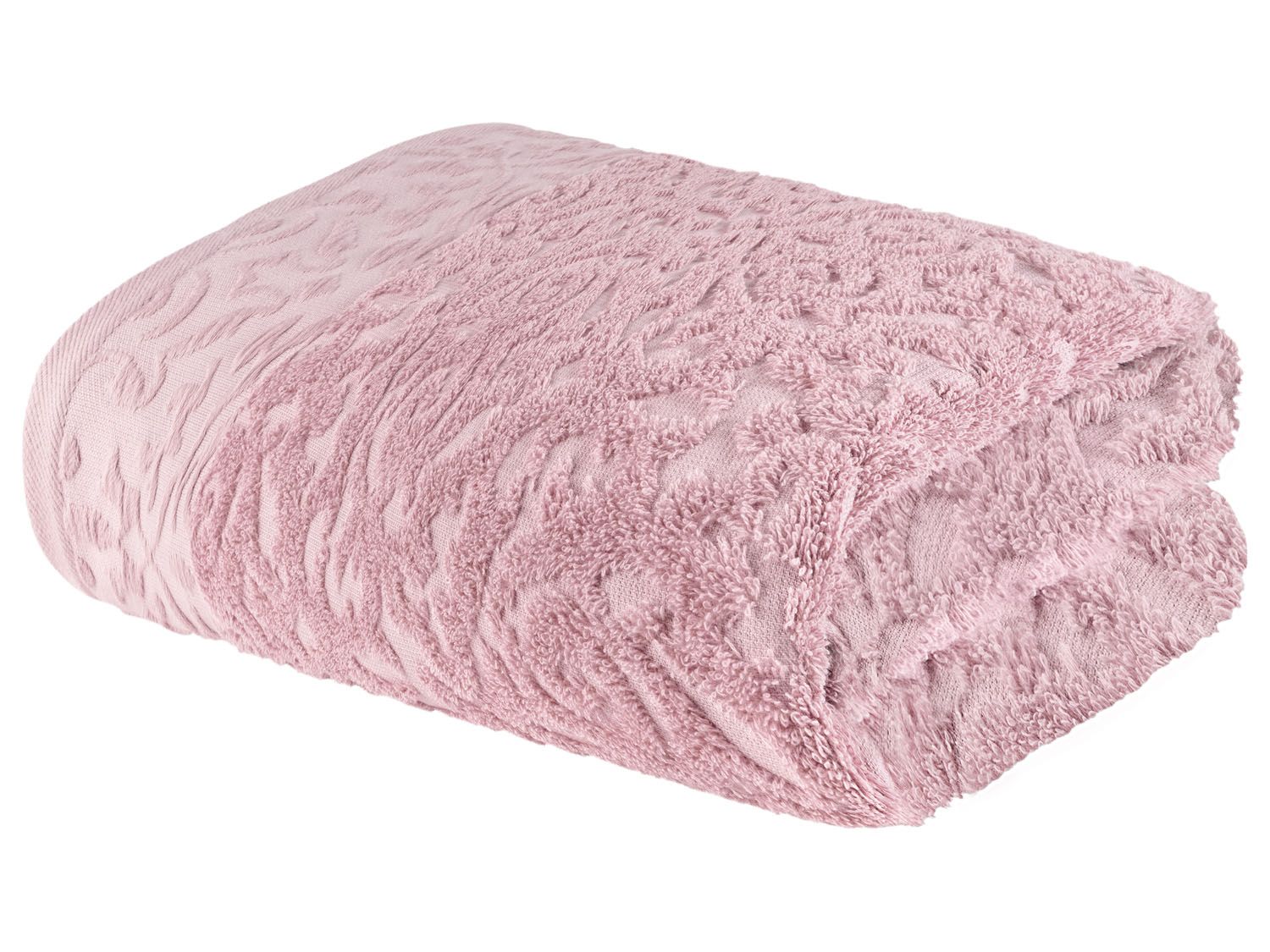 Livarno home Ręcznik kąpielowy 70x140 cm, 1 sztuka Fioletowy we wzory