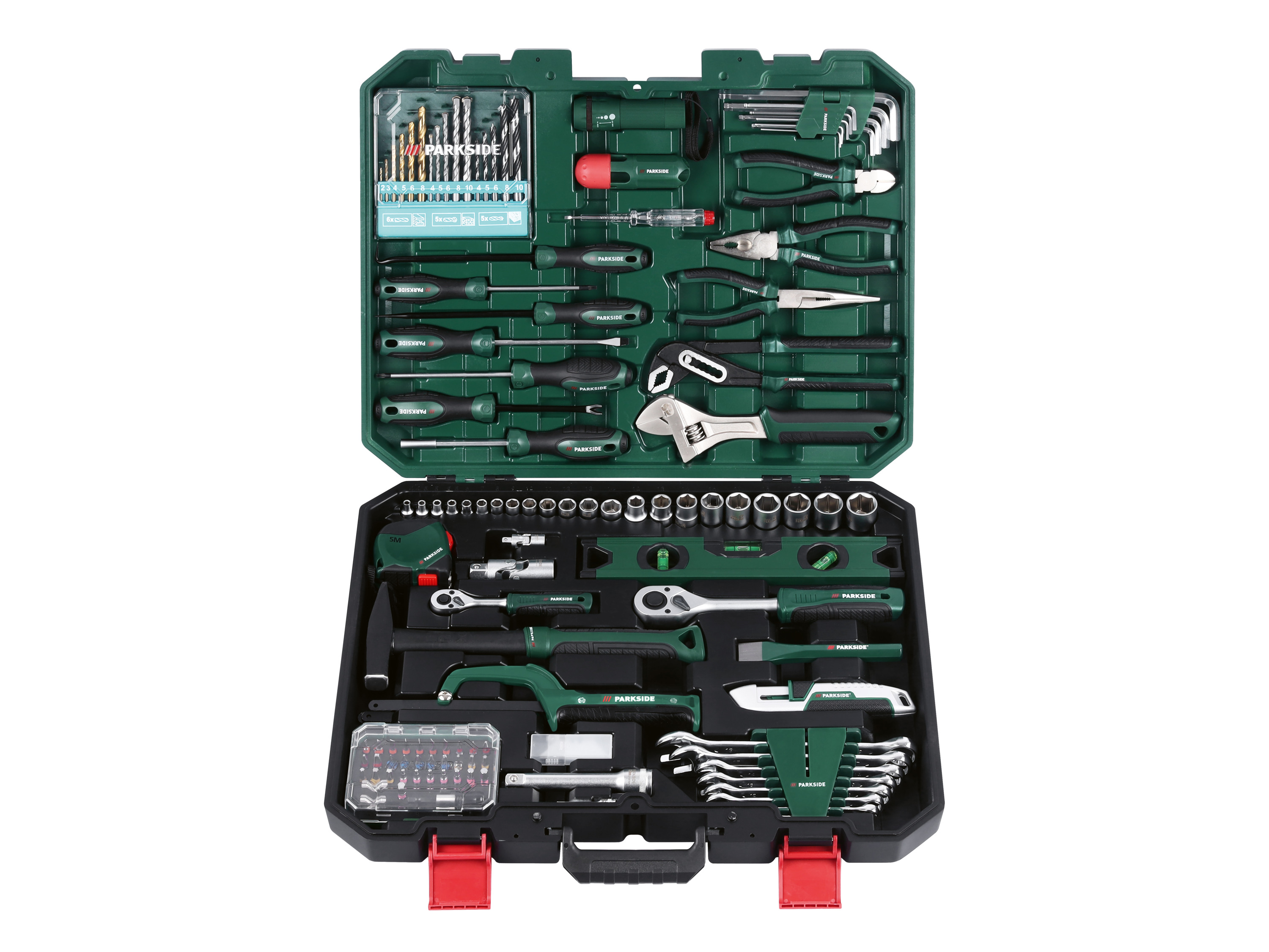 Parkside Walizka z narzędziami, 122 elementy