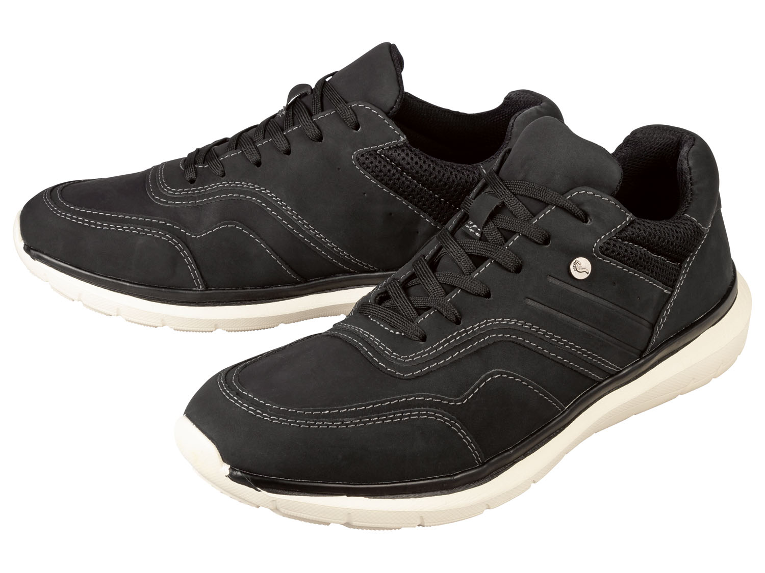 footflexx Buty sneakersy męskie, 1 para 44, Czarny